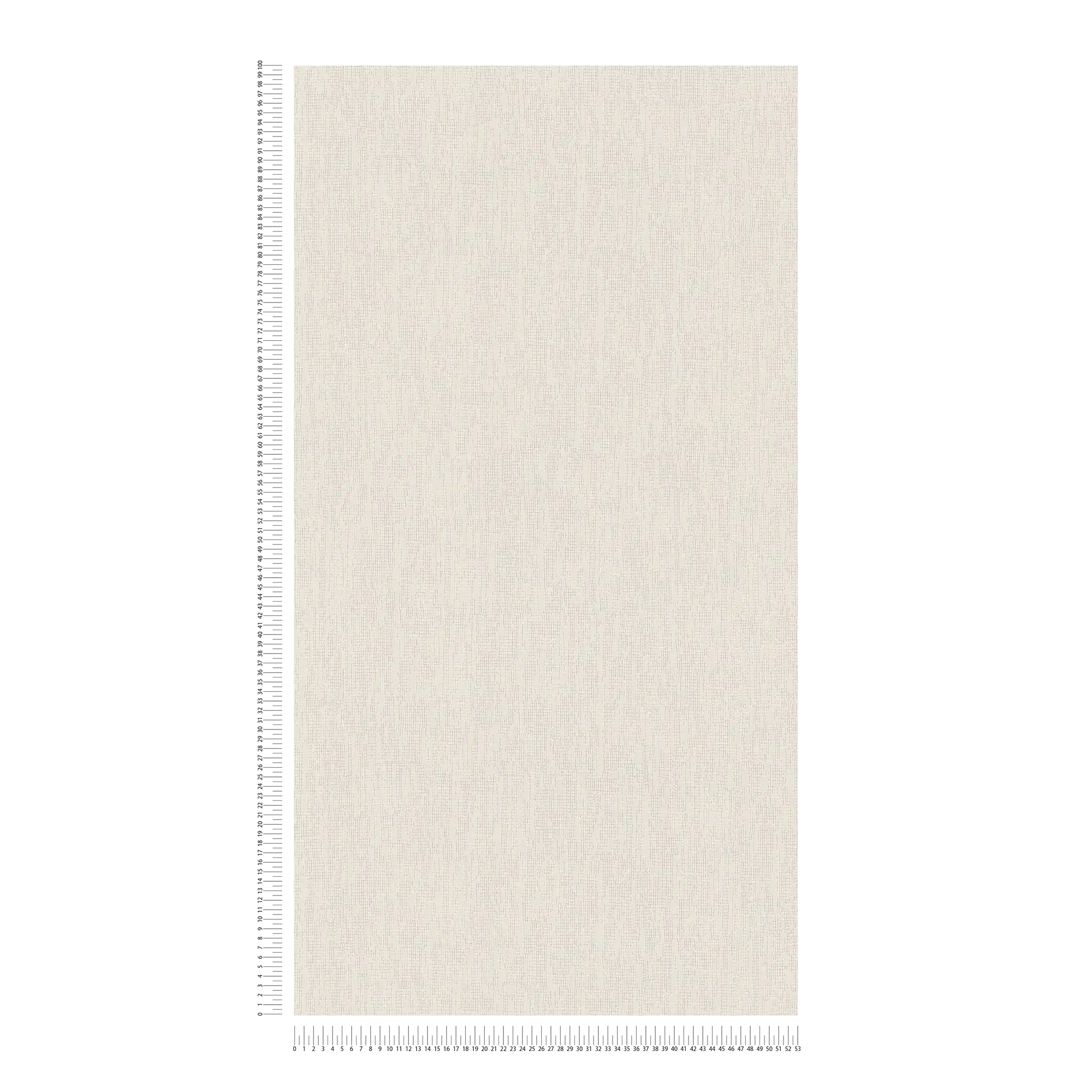             Carta da parati tinta unita in stile scandi con dettagli texture - crema
        