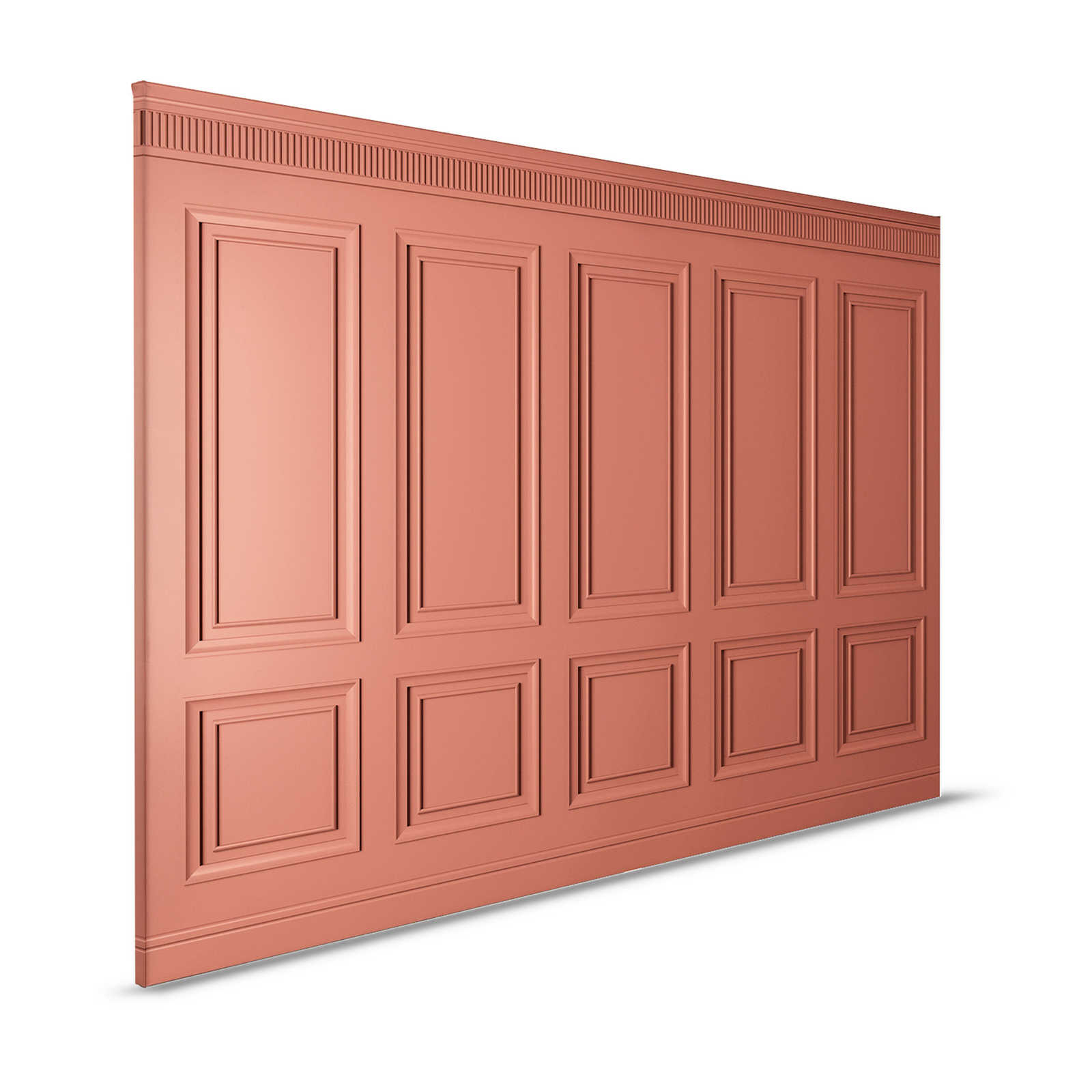Kensington 2 - Quadro su tela 3D Rivestimento in legno Terracotta - 1,20 m x 0,80 m
