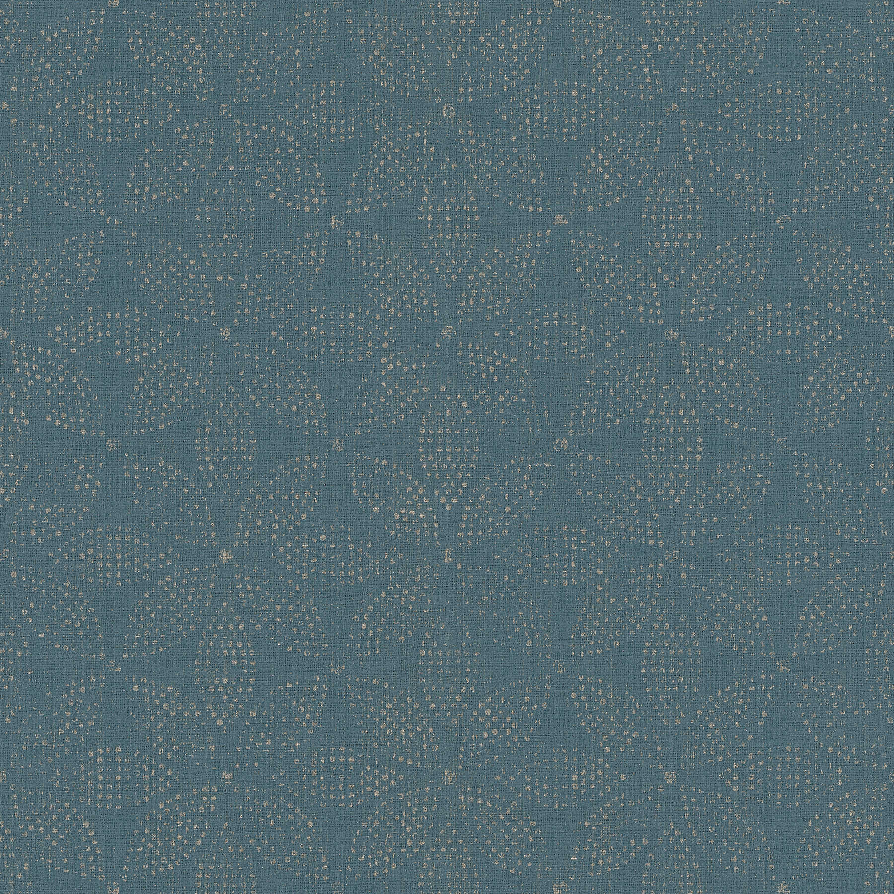         Pattern wallpaper African style graphic dot painting - blue, gold
    