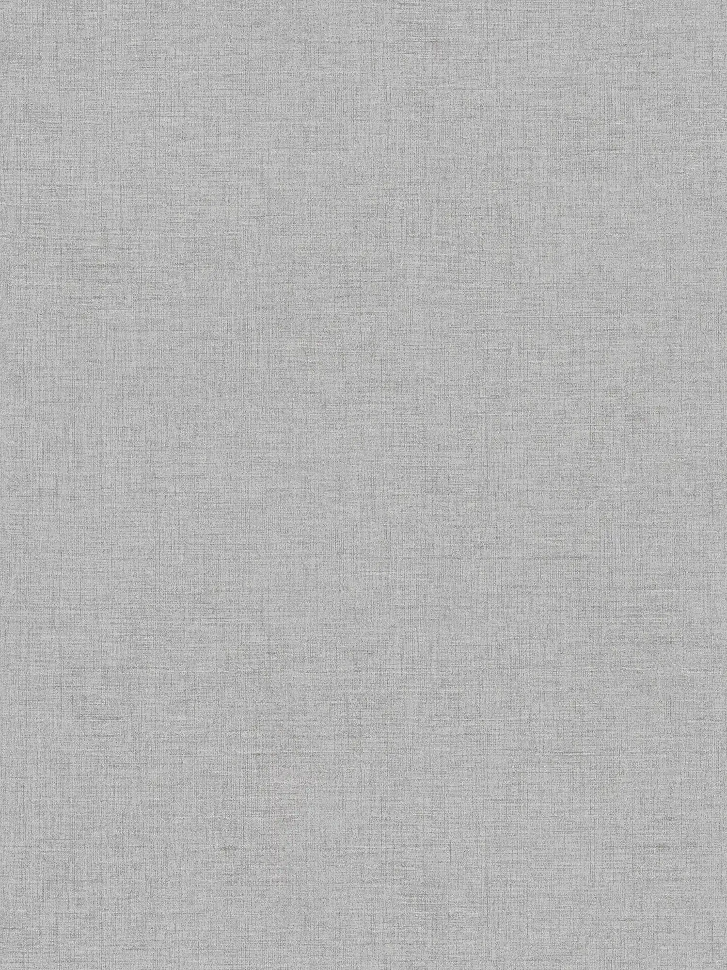 Papel pintado unitario con sutil aspecto de lino - gris
