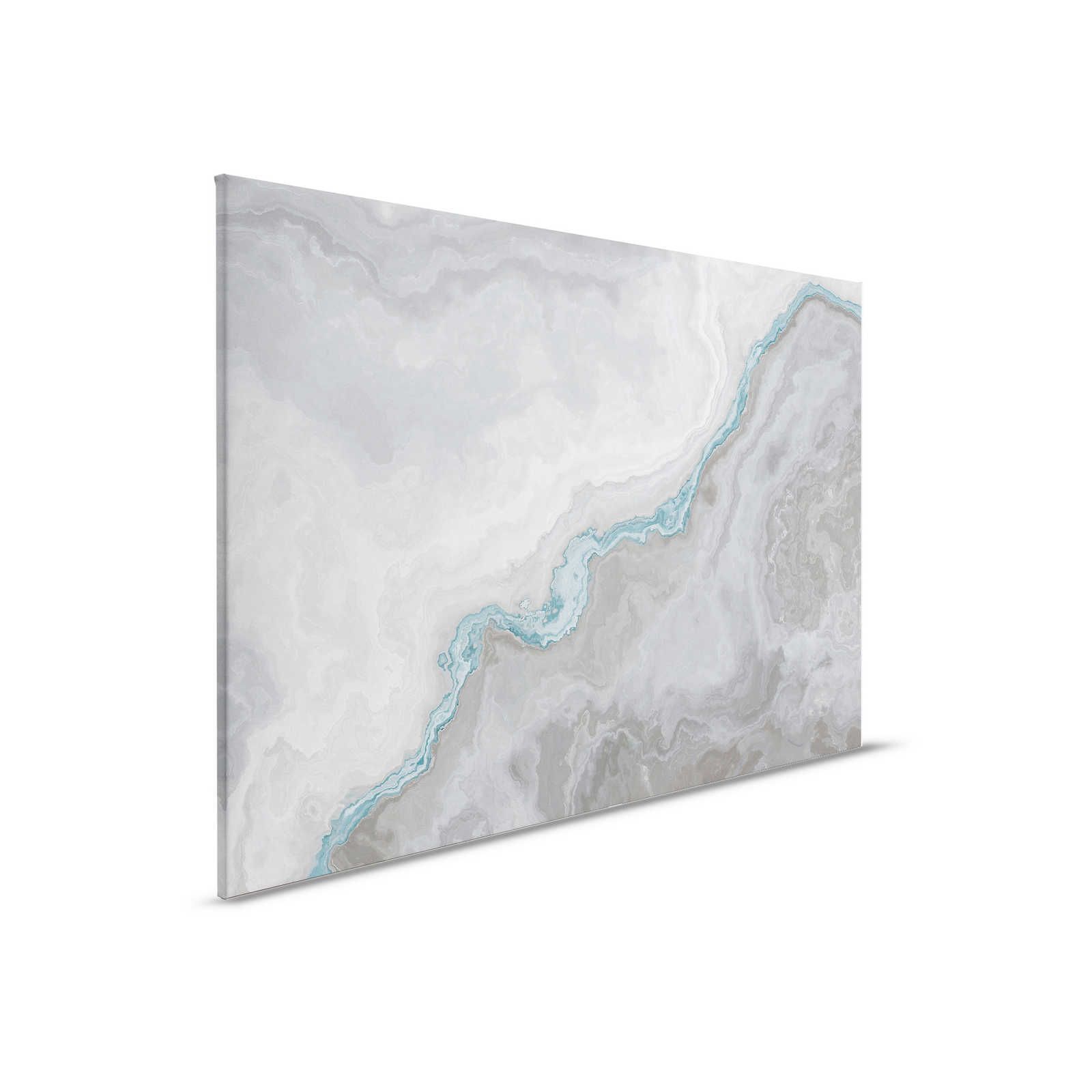         Canvas painting marbled with quartz optics - 0.90 m x 0.60 m
    