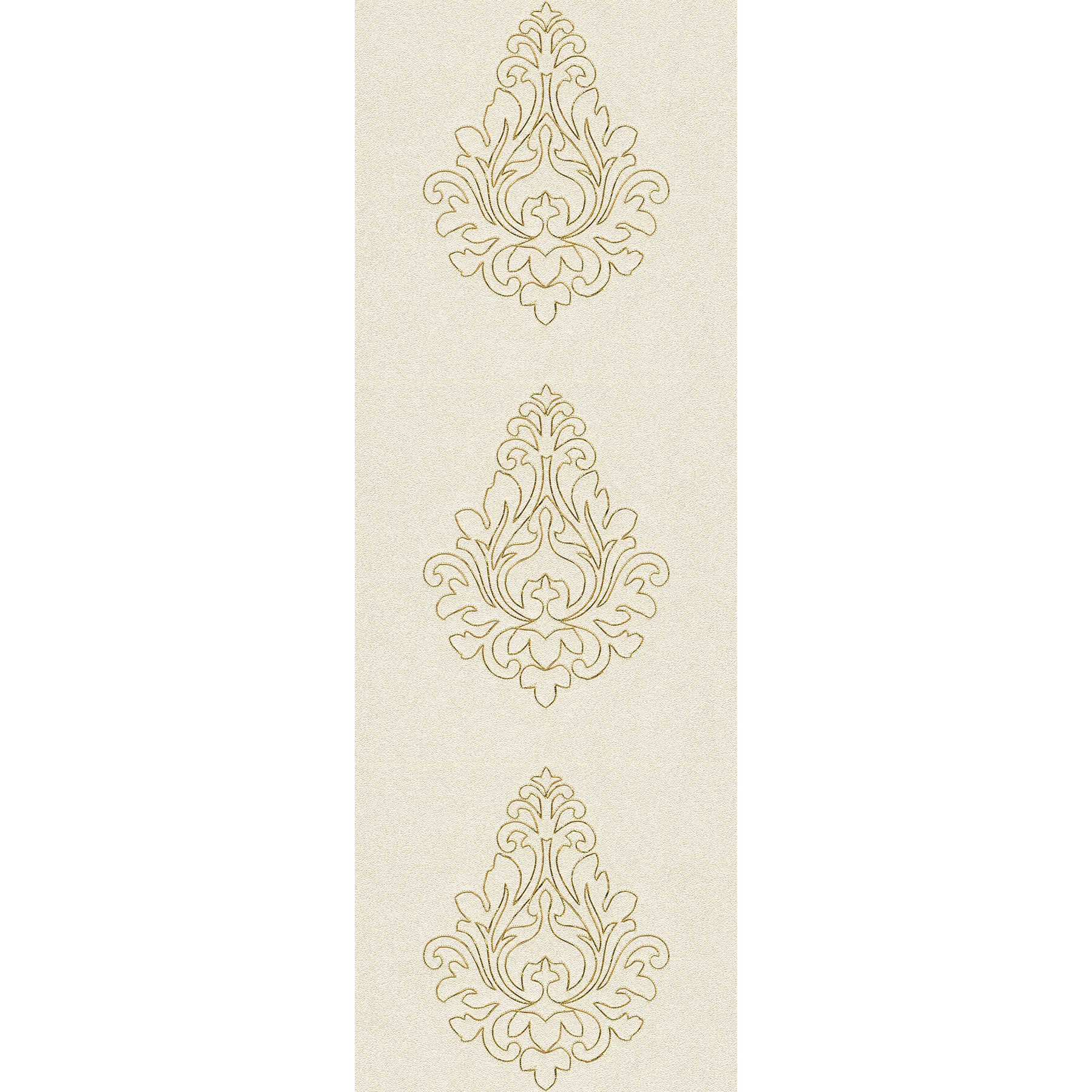         Premium wall panel with ornaments and strong structure - cream, gold
    