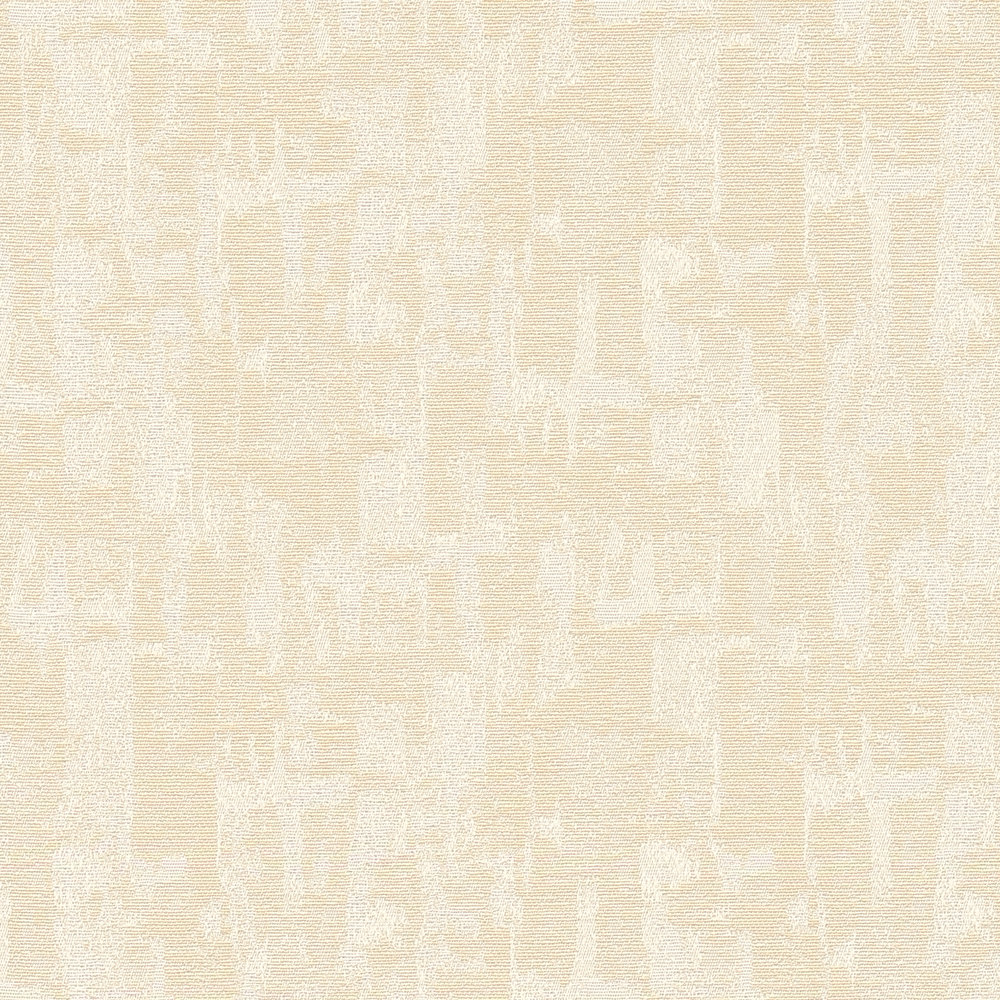             Papel pintado retro con motivo abstracto de color crema-beige
        
