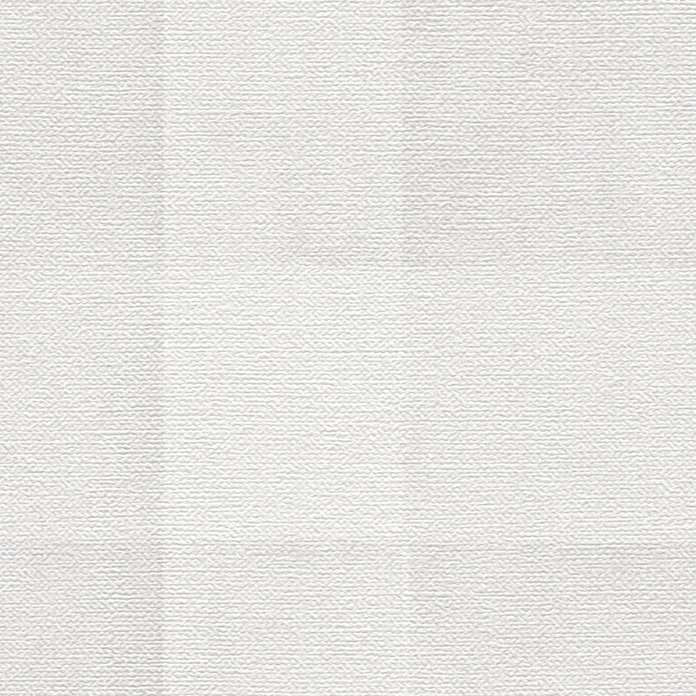             Linen optic wallpaper with check pattern PVC-free - Grey
        