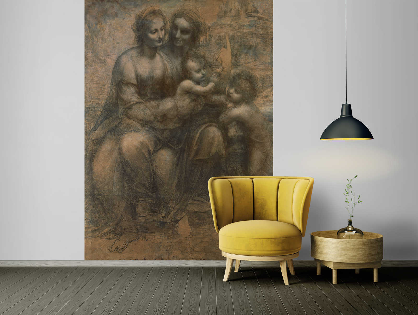             Il murale "La Vergine e il Bambino" di Leonardo da Vinci
        