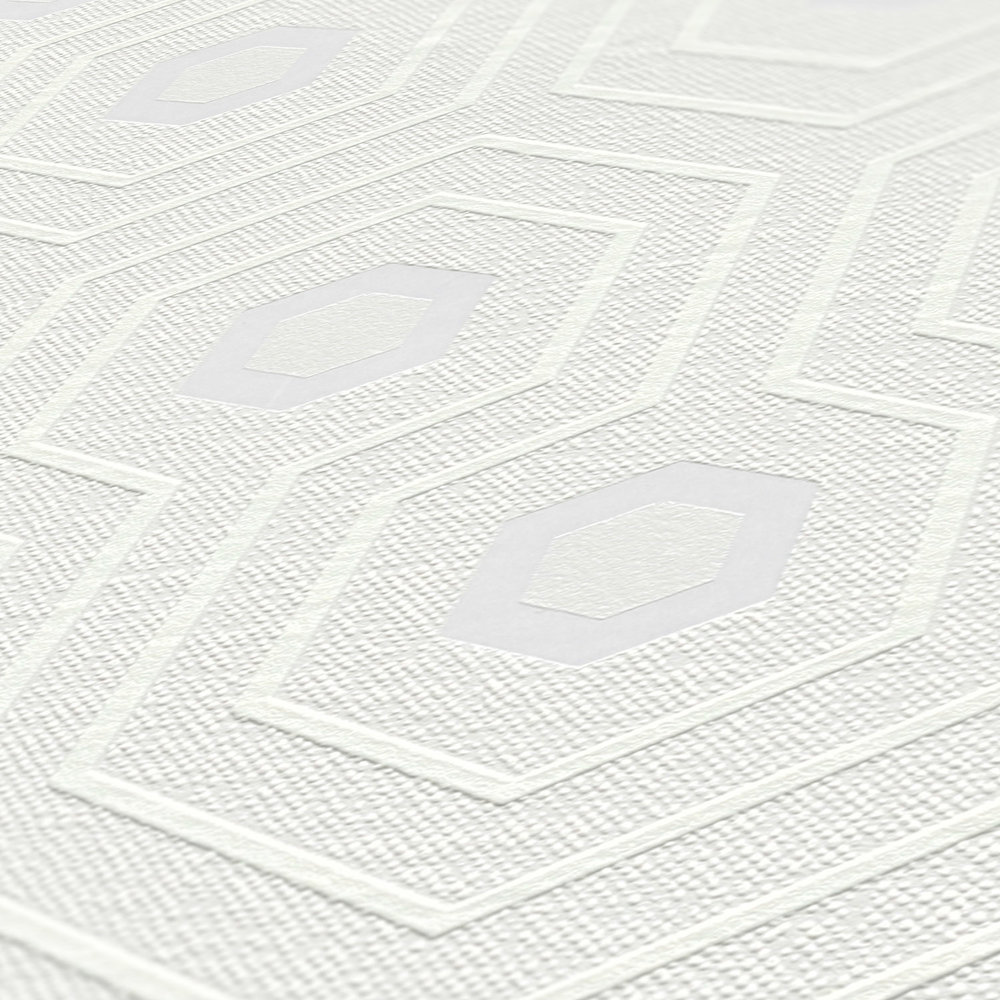             Papier peint intissé avec motif graphique rétro - 25,00 m x 1,06 m
        