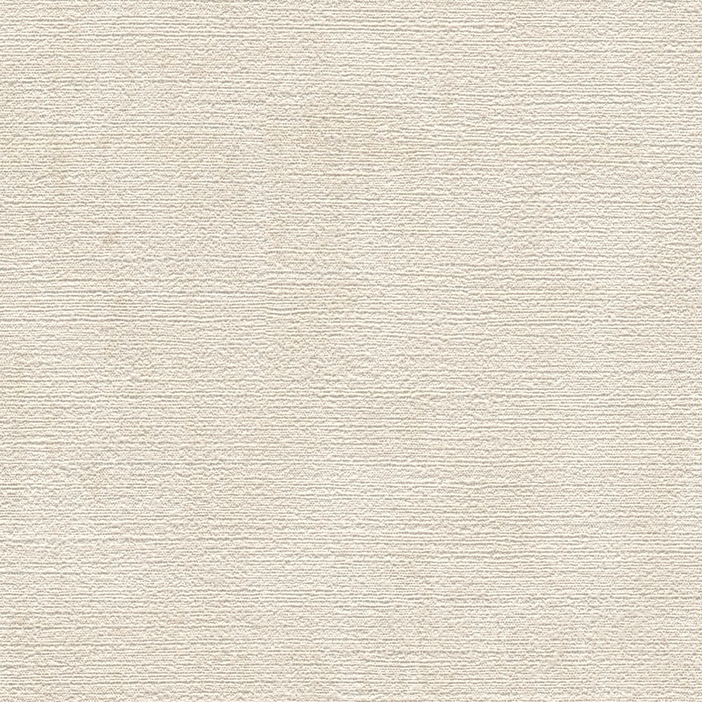             Papier peint beige uni avec motif gaufré & look vintage
        