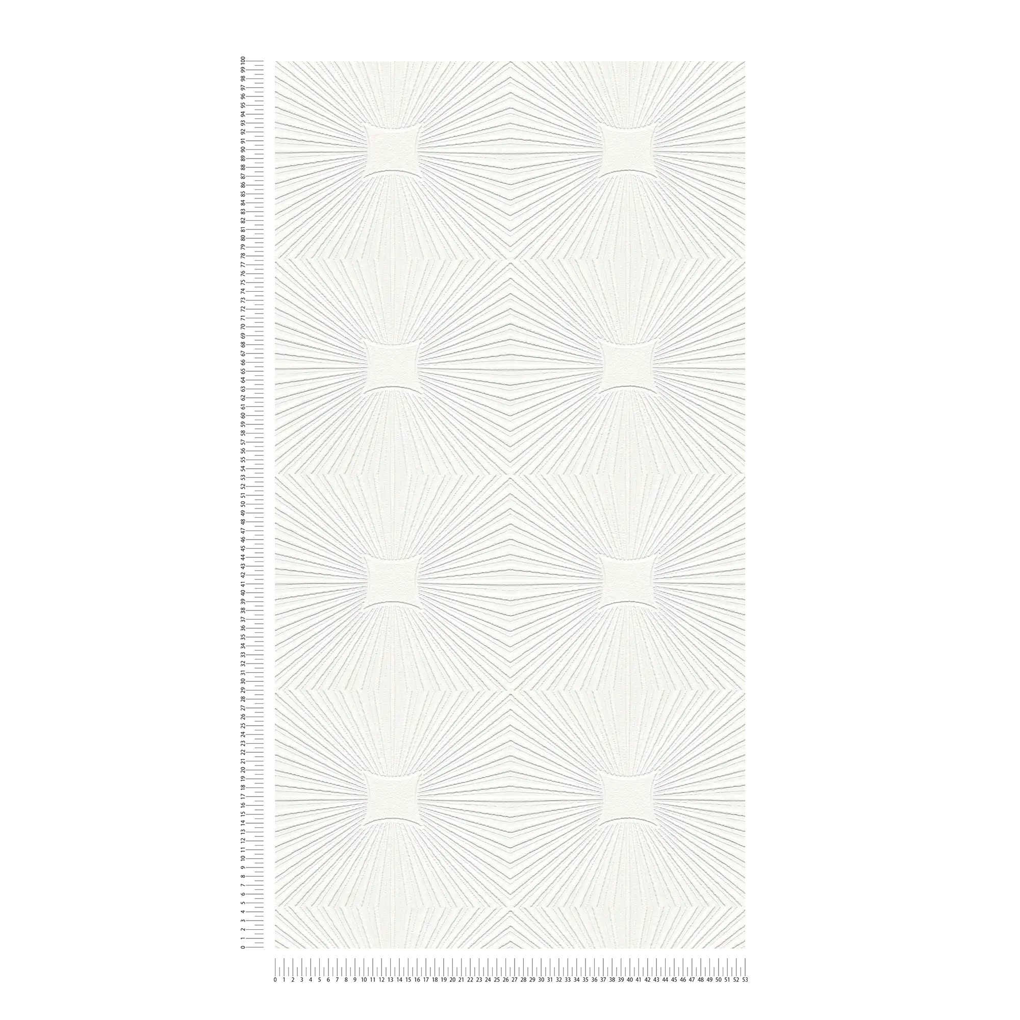             White wallpaper with 3D texture design retro pattern
        