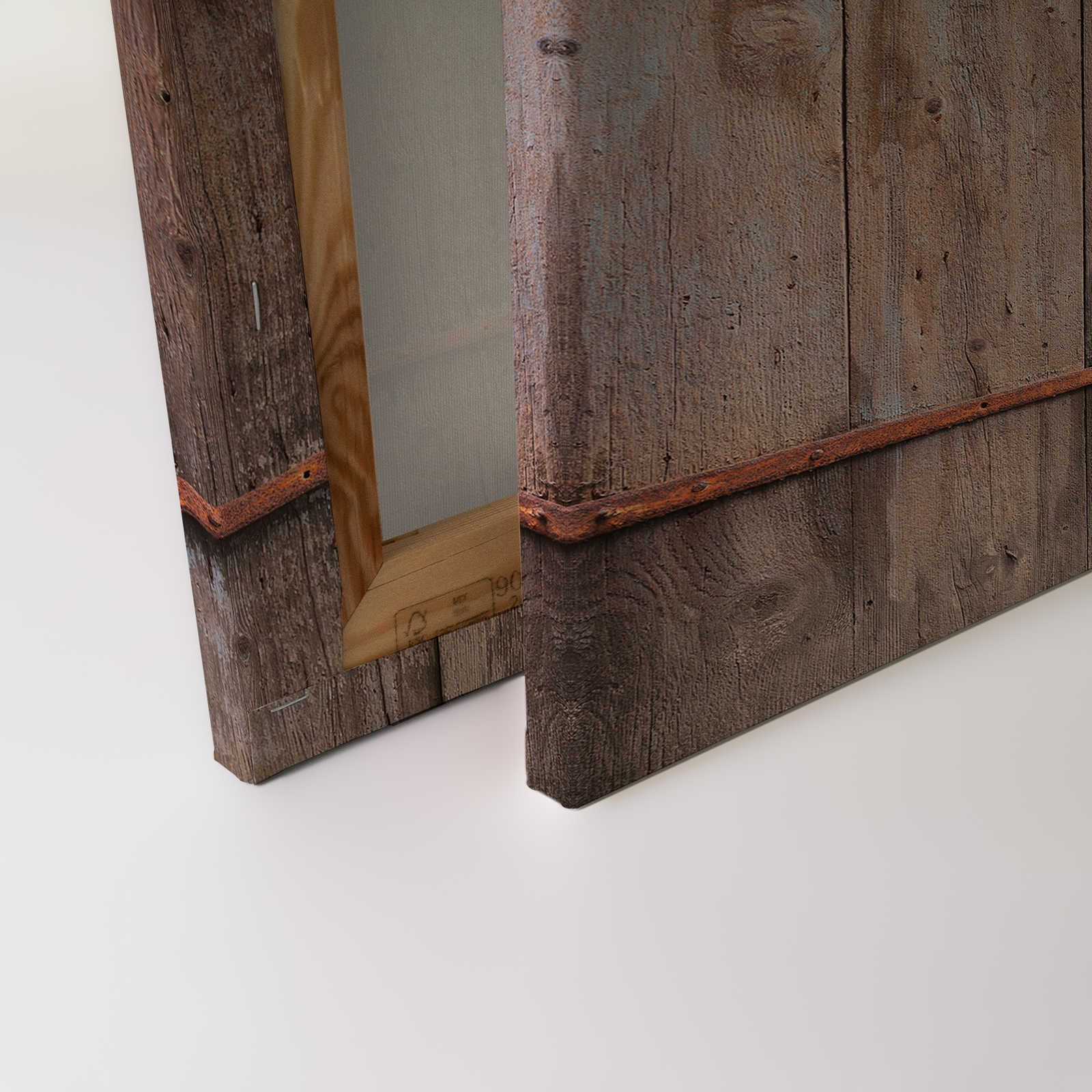             Tela di legno che dipinge la porta del fienile usata - 0,90 m x 0,60 m
        