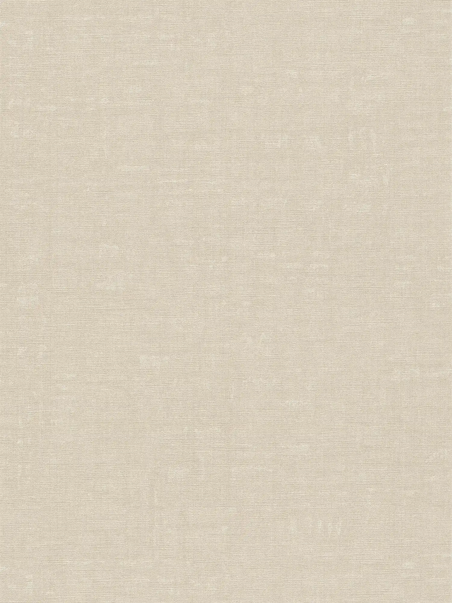 Papier peint intissé uni avec effet structuré - gris, beige
