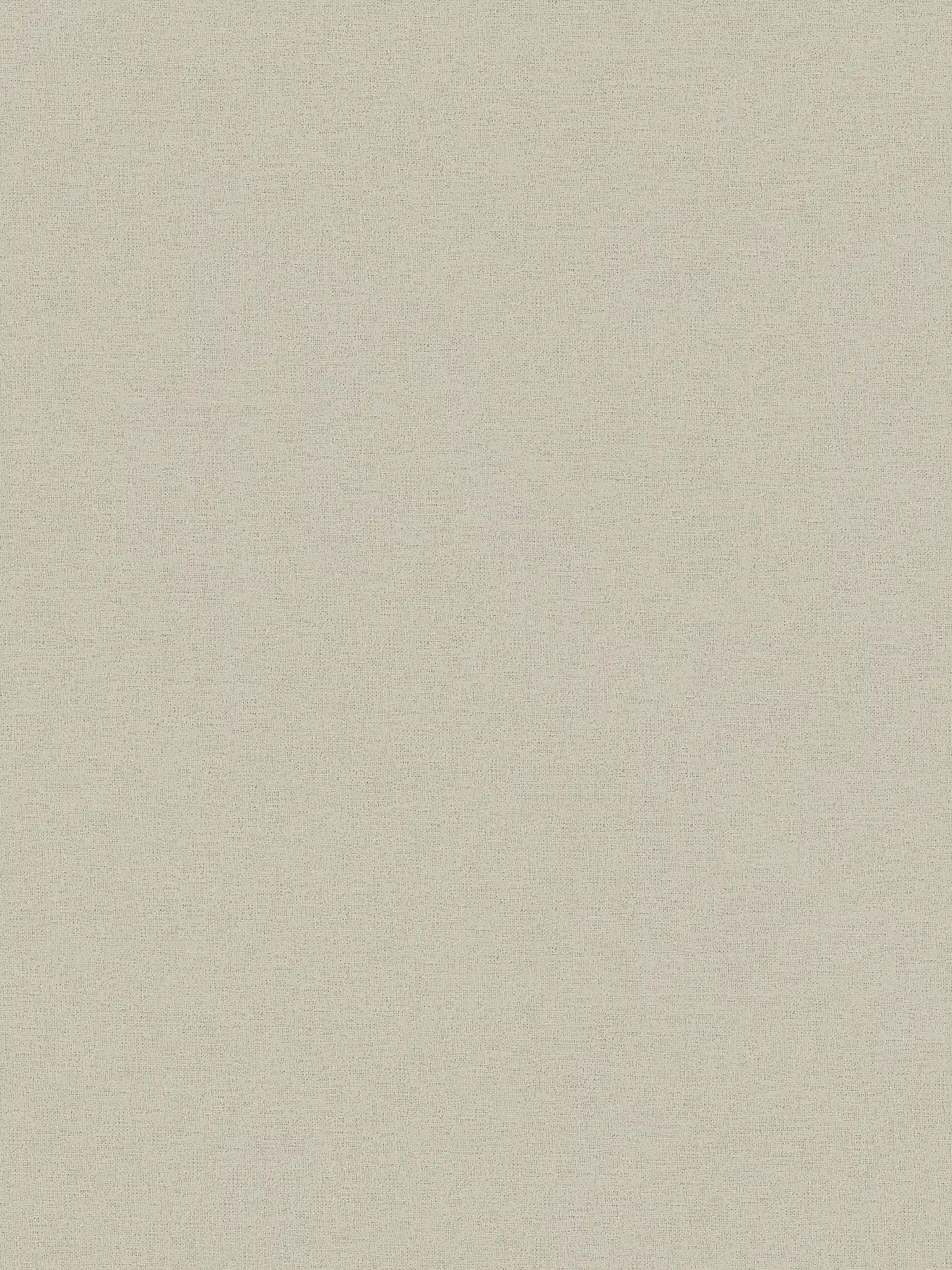 Papier peint aspect lin Beige avec structure textile chinée
