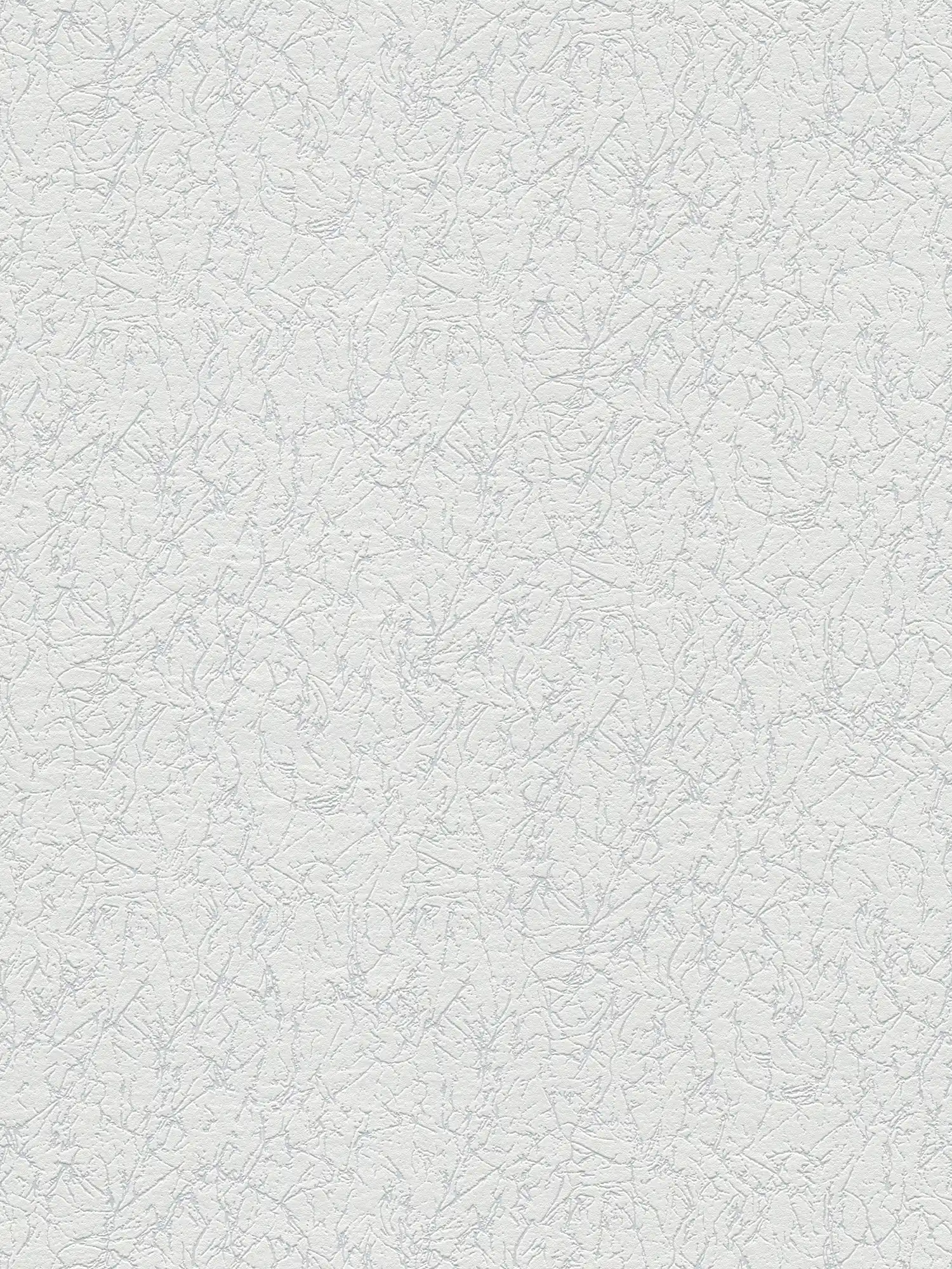 Papel pintado con textura natural - Pintable, Blanco
