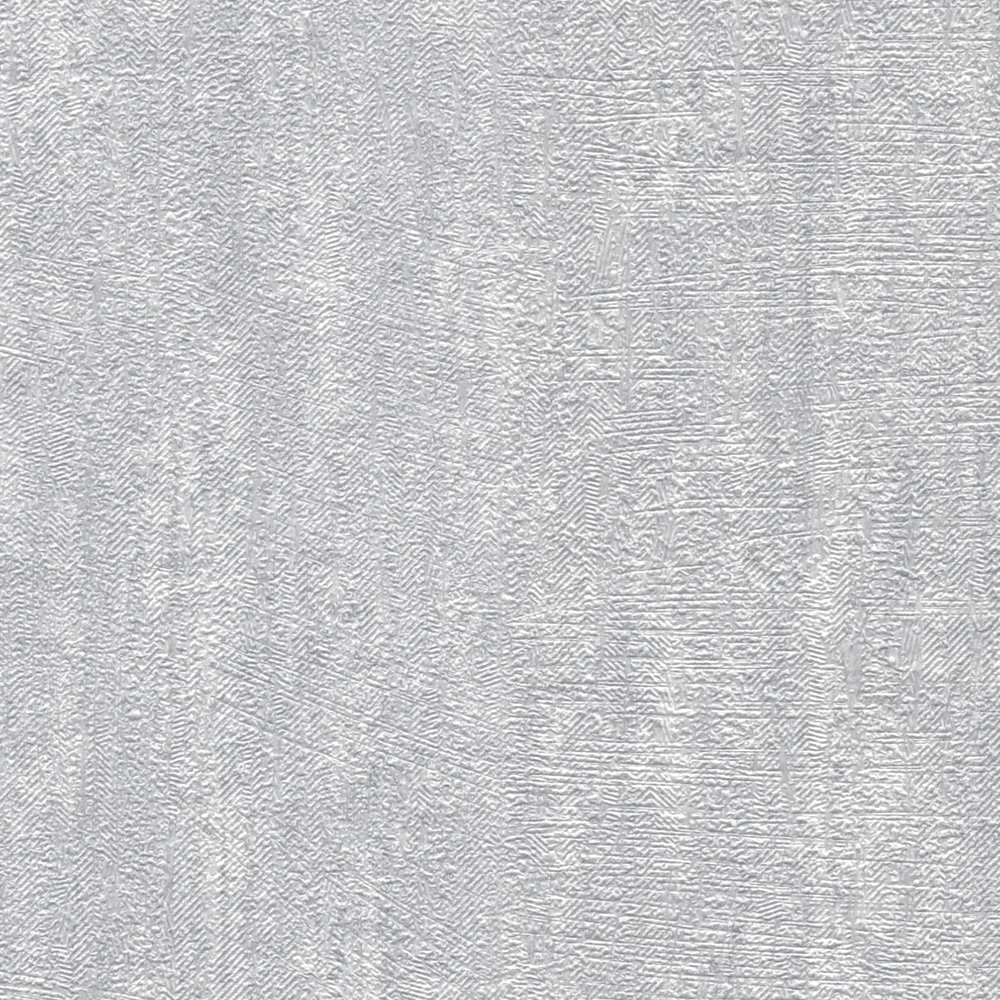             Papier peint gris clair à motifs structurés, brillant - gris
        