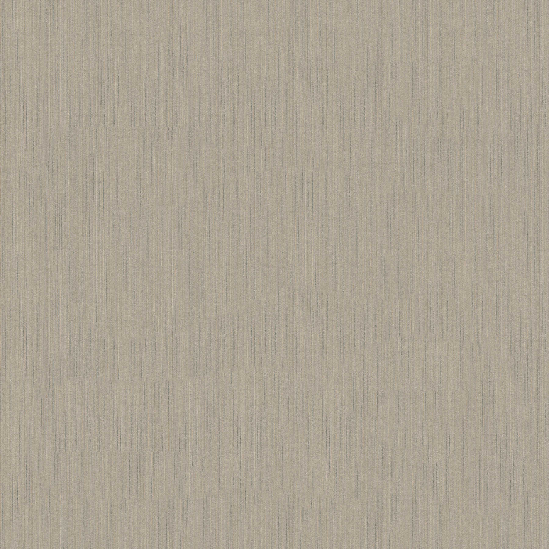 Papel pintado de diseño textil de color gris-marrón con motivos moteados
