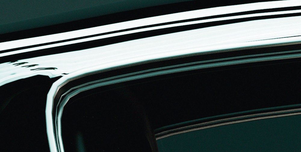             Mustang 1 - papier peint, vue latérale Mustang, vintage - bleu, noir | nacré intissé lisse
        