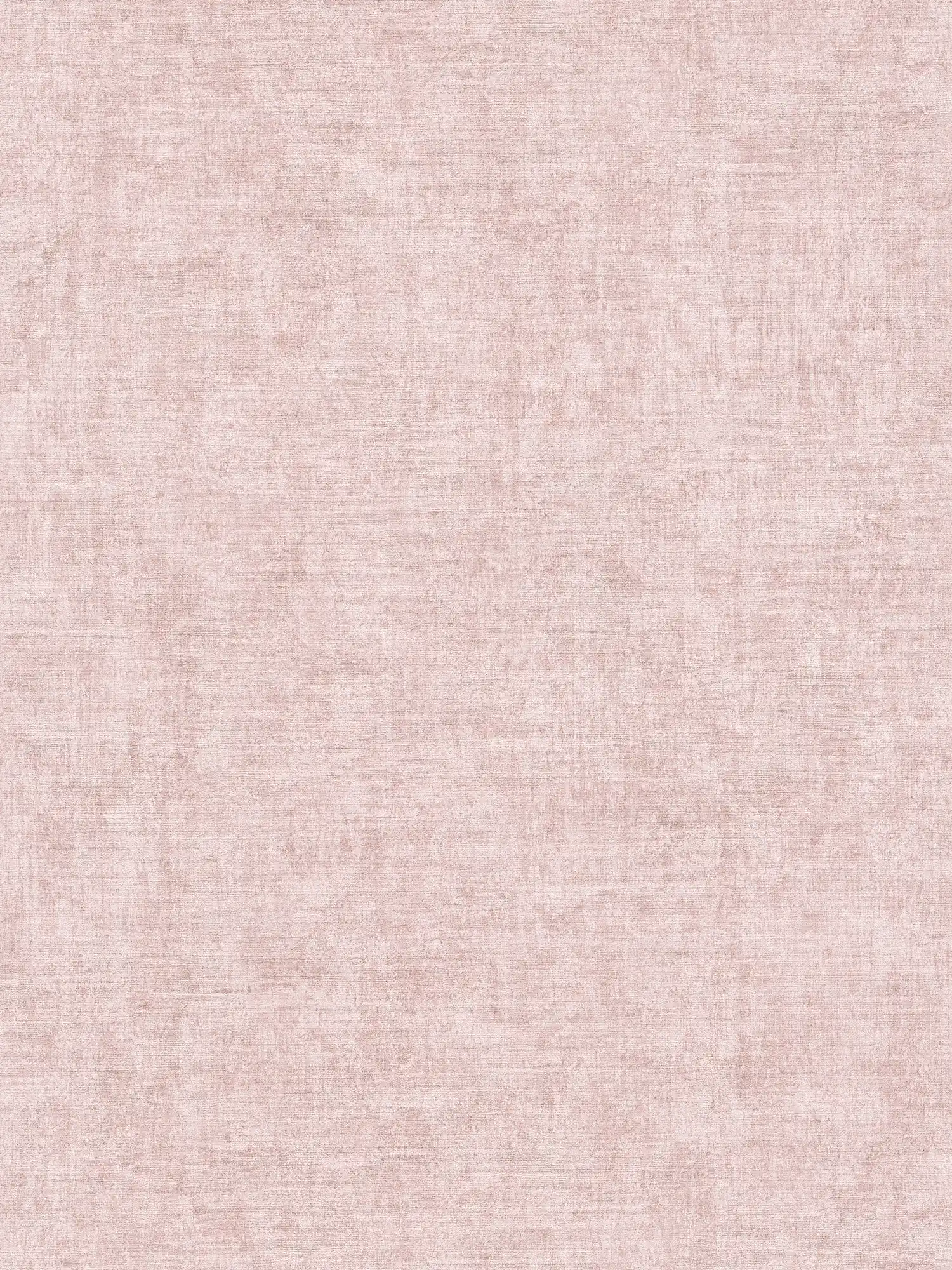 Papier peint intissé uni, chiné, motif structuré - rose
