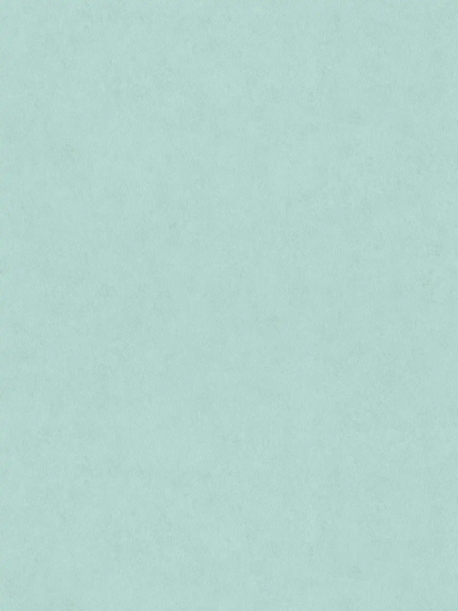 Plain non-woven wallpaper - turquoise
