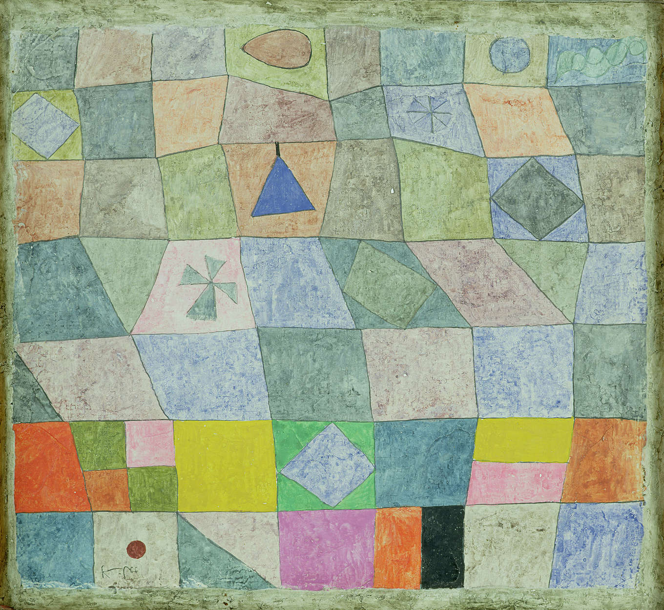             Papier peint panoramique "Jeu amical" de Paul Klee
        