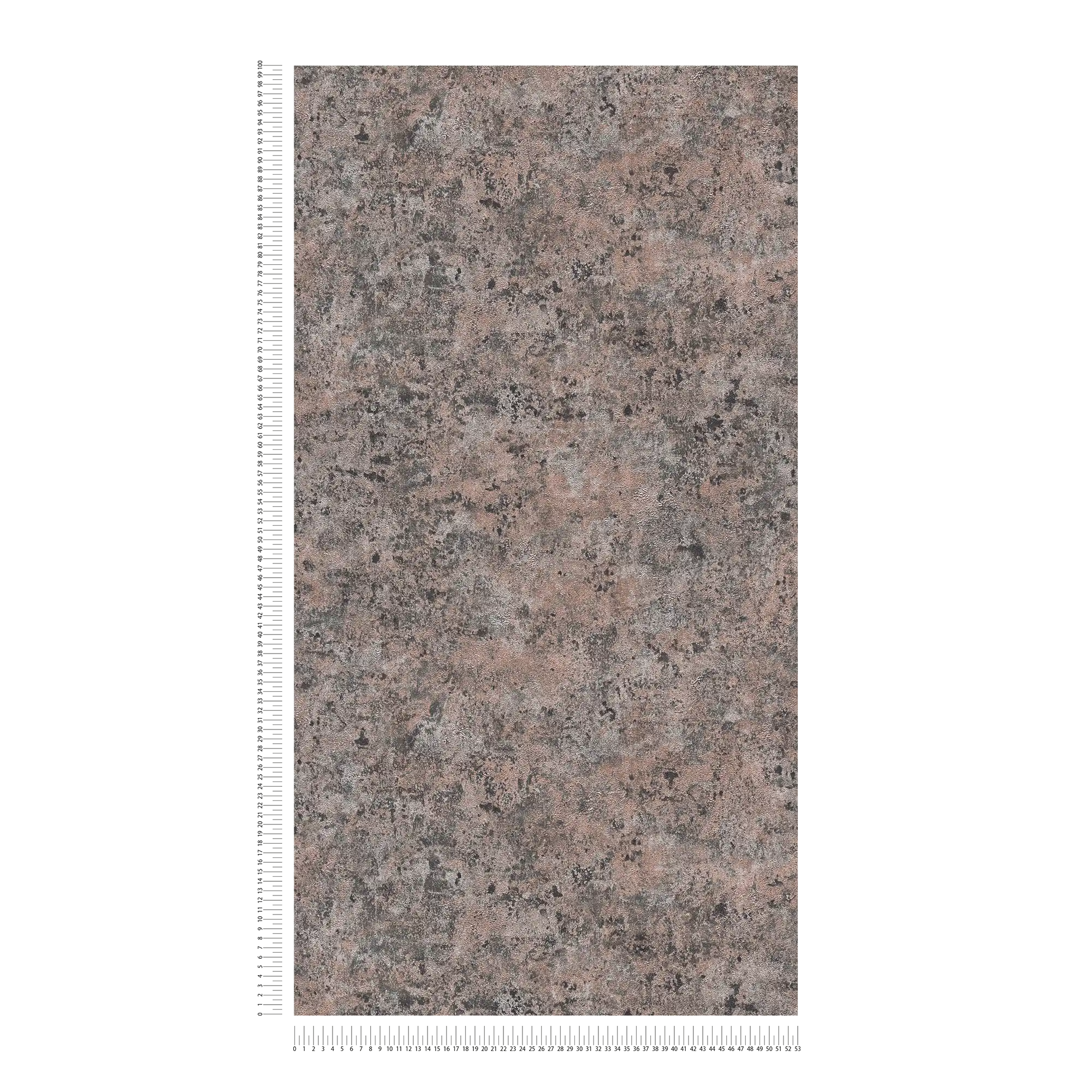             Carta da parati in tessuto non tessuto metallizzato in look lucido usato - bronzo, nero, argento
        