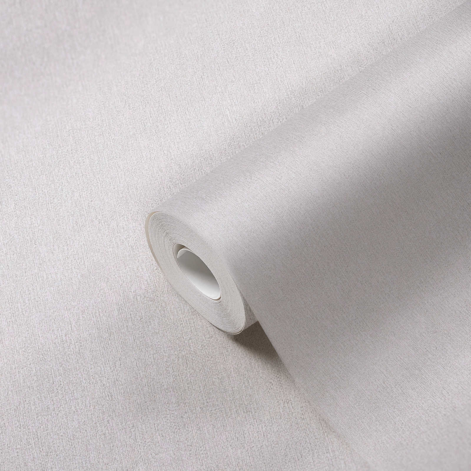             Carta da parati in tessuto non tessuto a tinta unita con effetto strutturato opaco - grigio, grigio chiaro
        