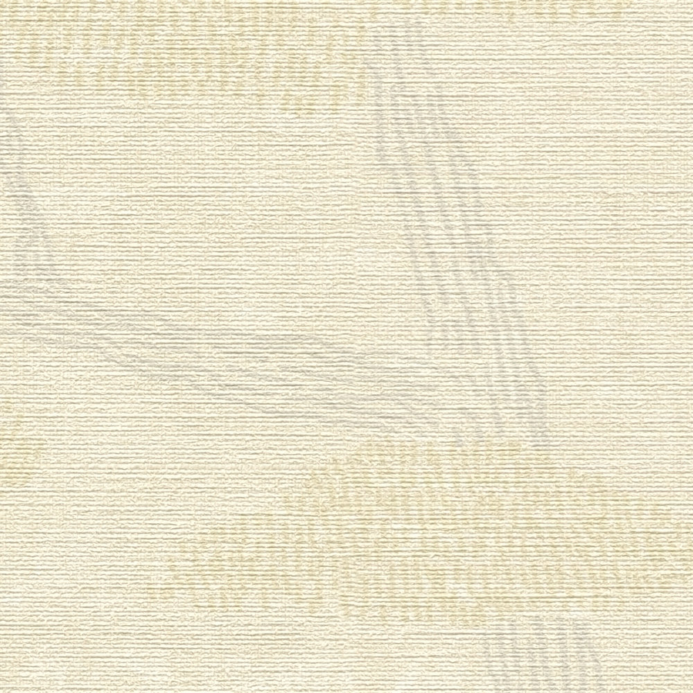             Carta da parati vintage con disegno di alberi di pini - crema, beige
        