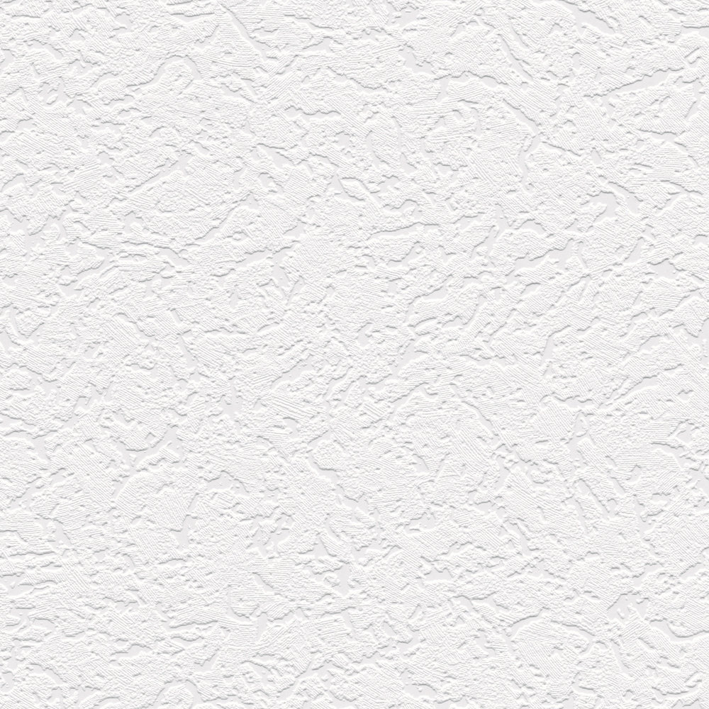             Rough plaster wallpaper with texture pattern classic design - white
        