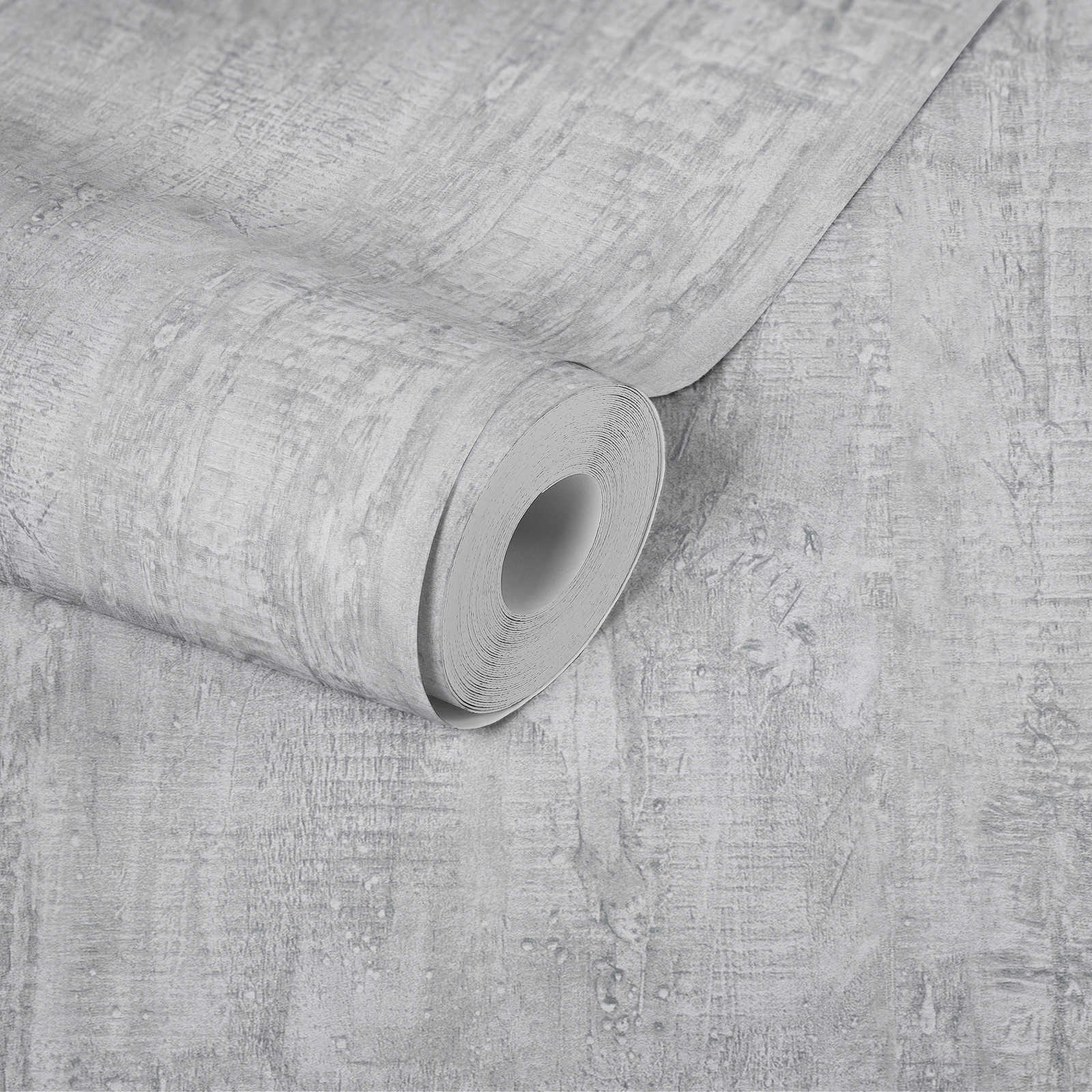             Carta da parati rustica effetto cemento per il design industriale - grigio
        