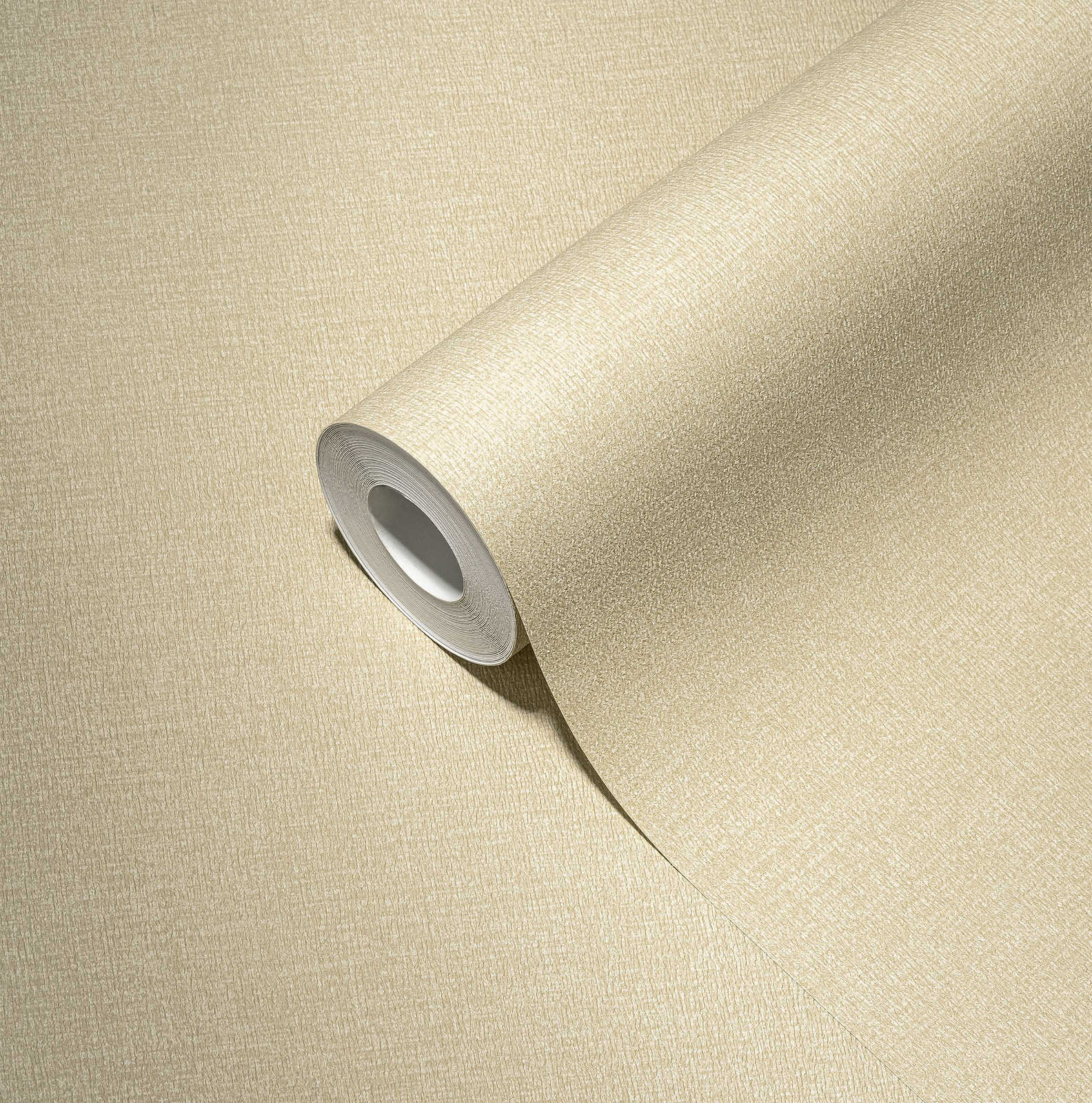             Licht gestructureerd eenheidsbehang in een warme tint - beige
        