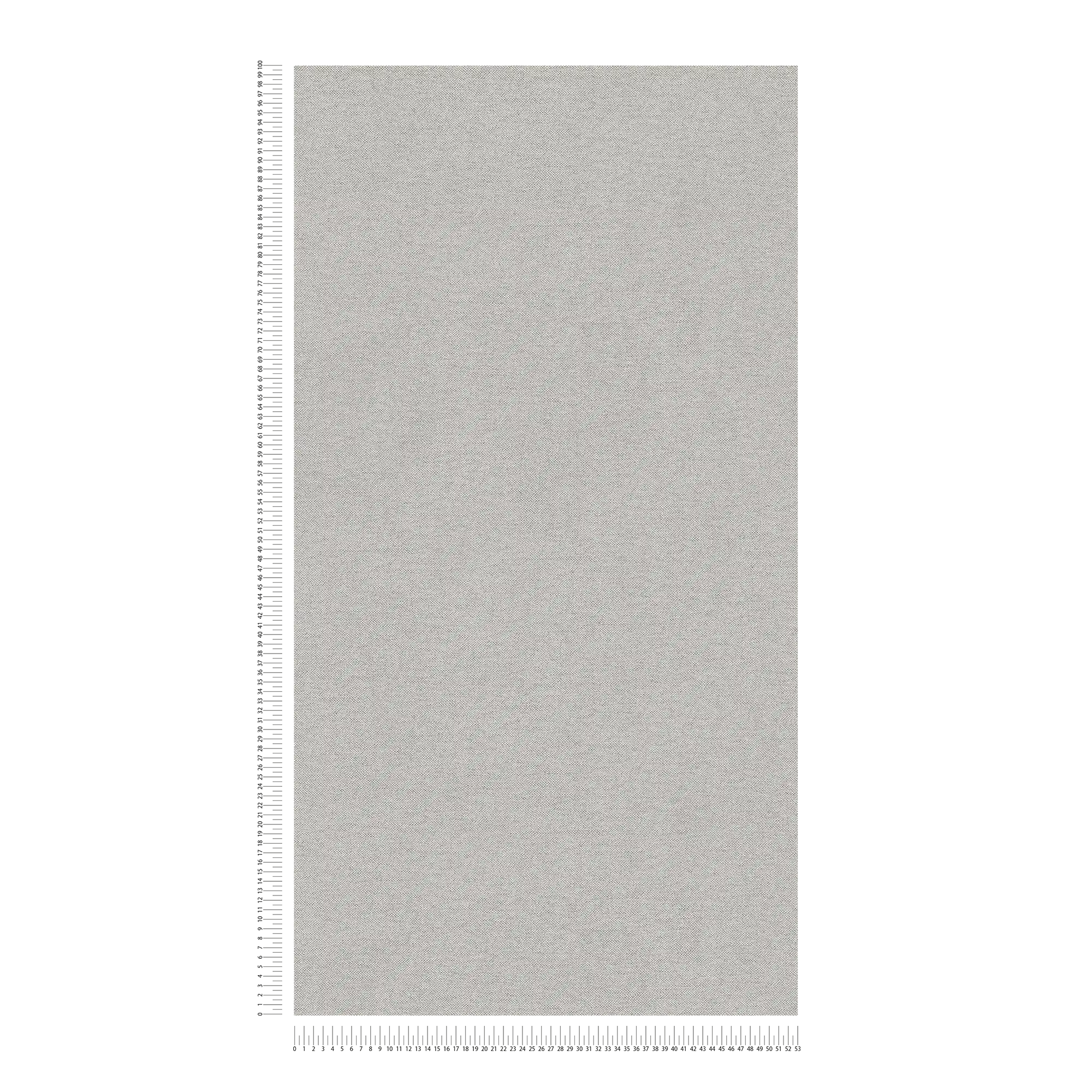             Papier peint uni gris avec structure textile & aspect lin dans le style maison de campagne
        
