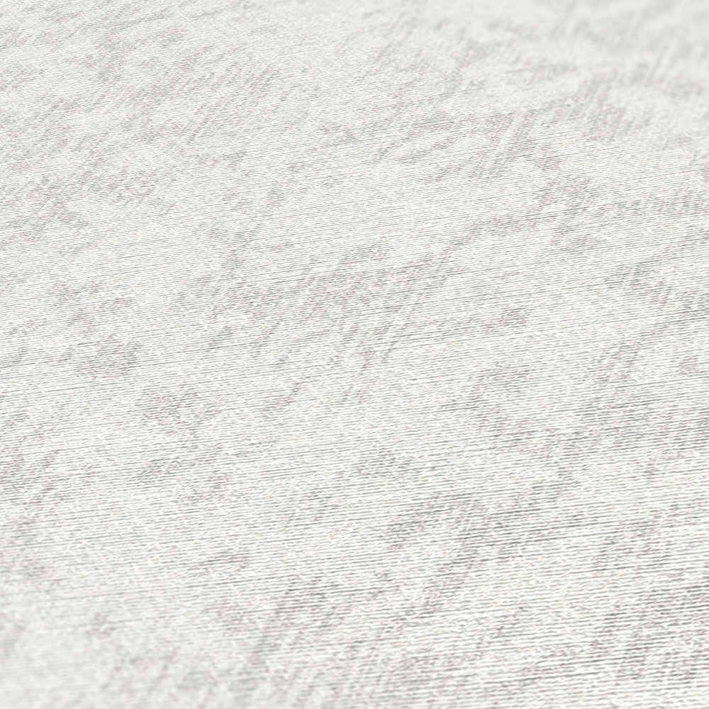             Ethno wallpaper grey with textile optics ornament design
        