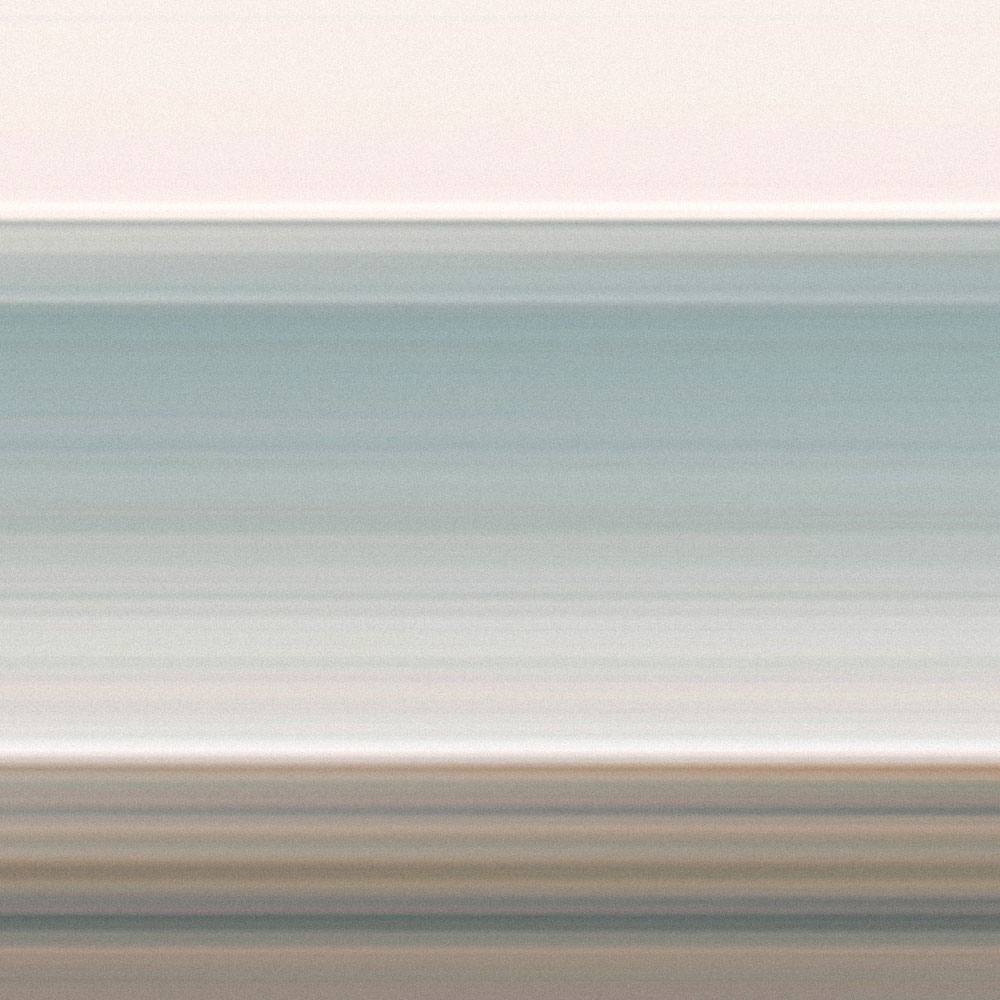             Horizon 2 - Muurschildering abstract landschap met lijnenspel
        
