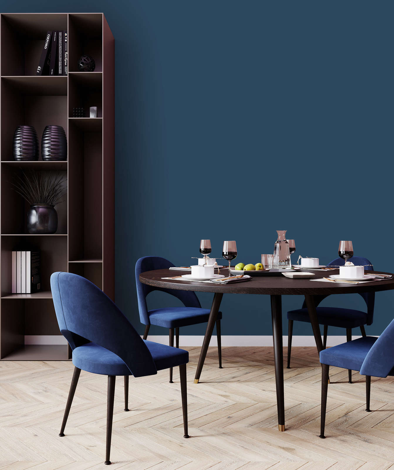             Premium Wall Paint noble dark blue »Blissful Blue« NW308 – 5 litre
        