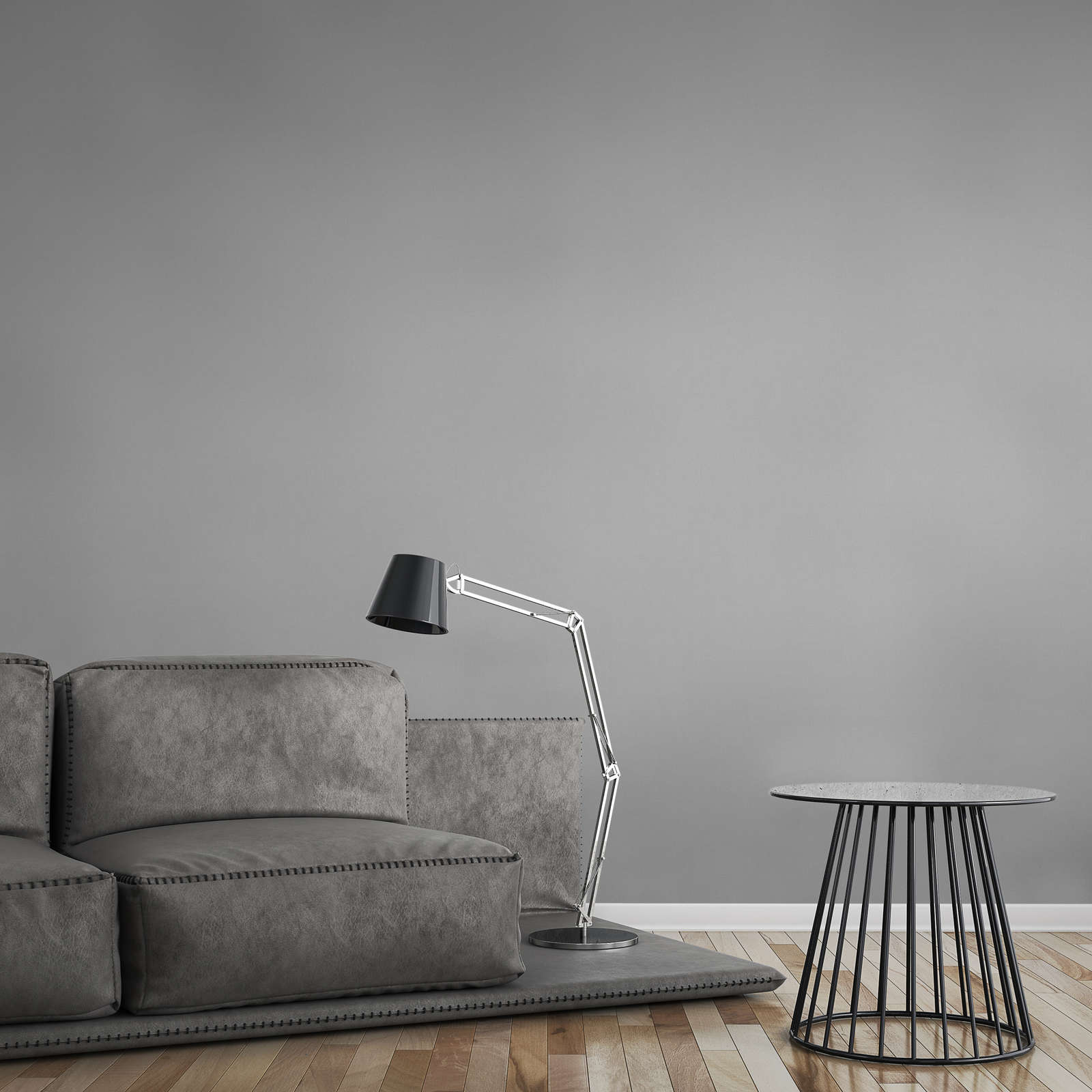             Plain wallpaper with a light textured look - grey, dark grey
        