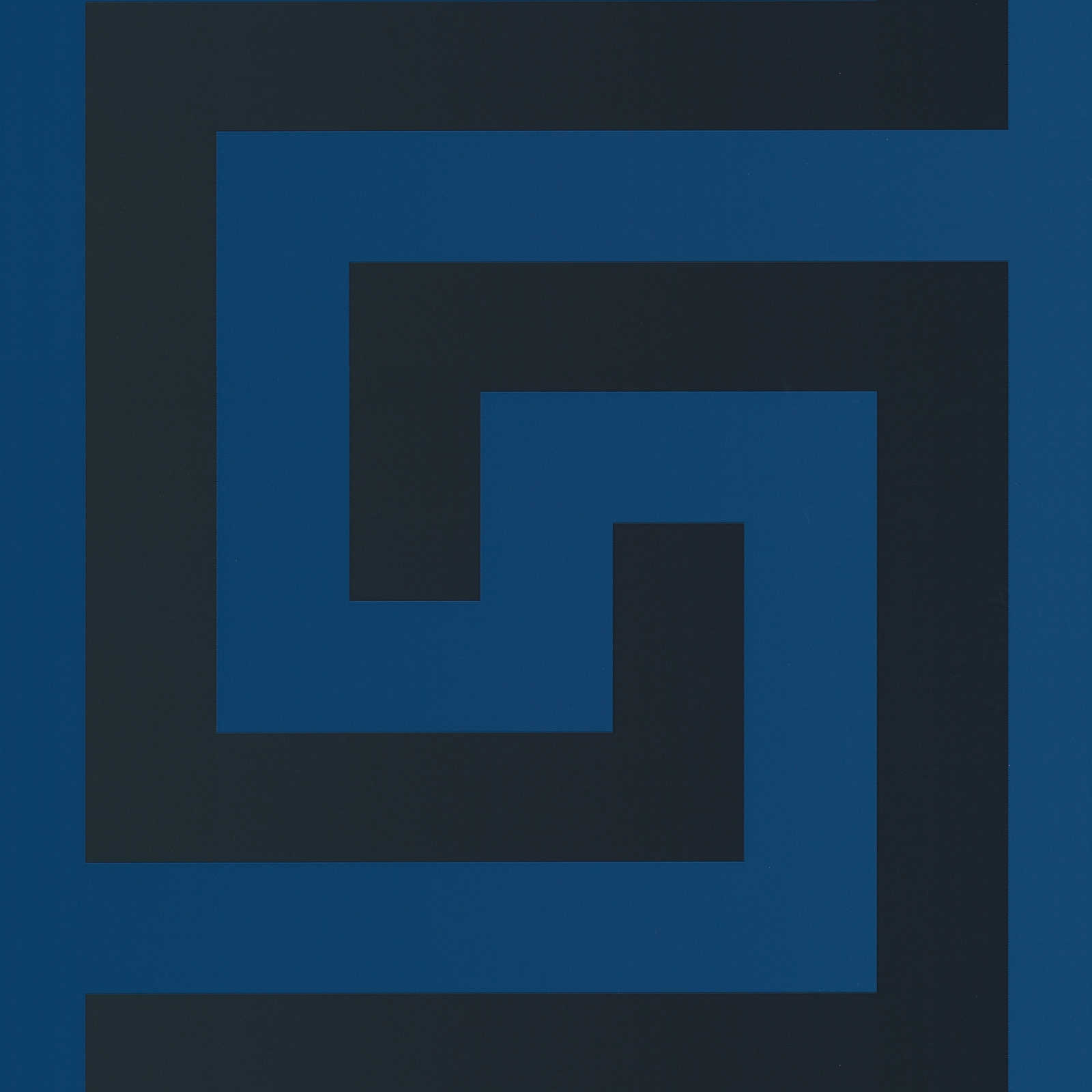         VERSACE wallpaper Greek key design - Blue, Black
    