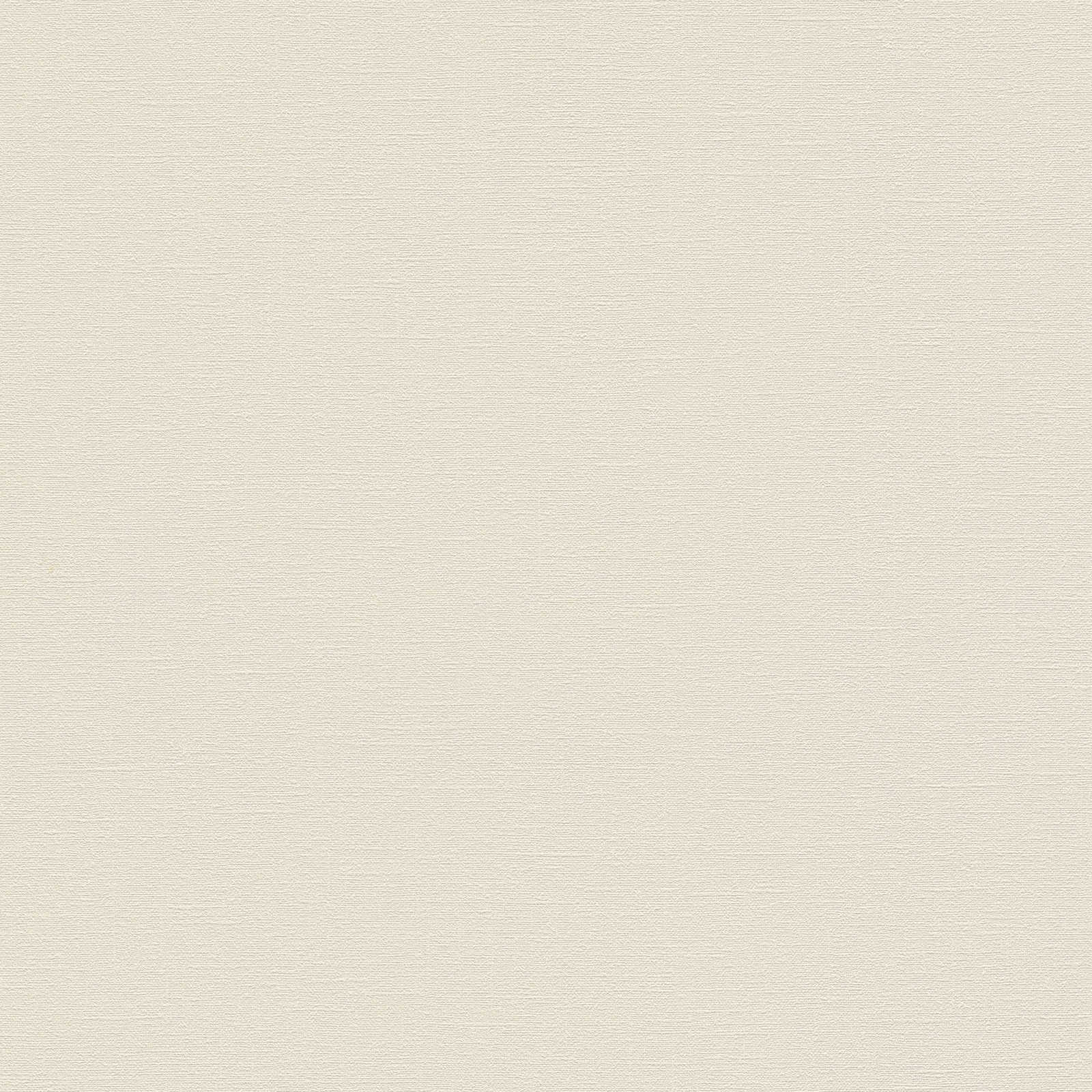 Non-woven wallpaper plain with light structure PVC-free - beige, cream
