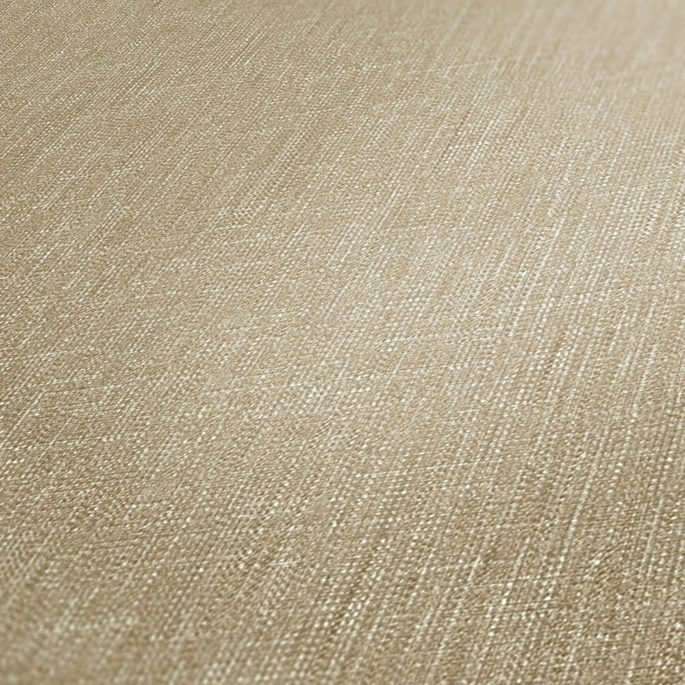             Papier peint à structure textile - marron
        