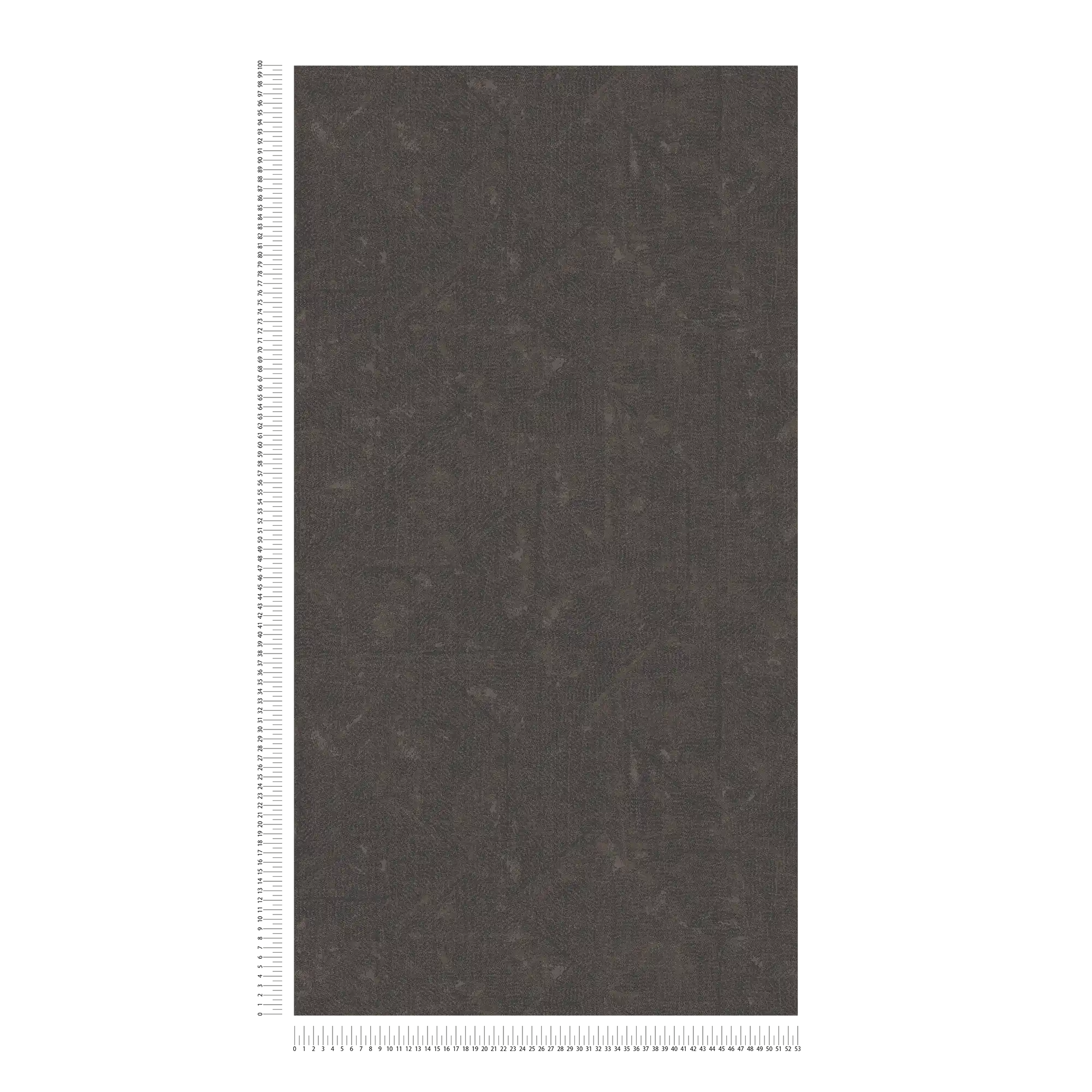             Donkerbruin vliesbehang met subtiel patroon - bruin, zwart, brons
        