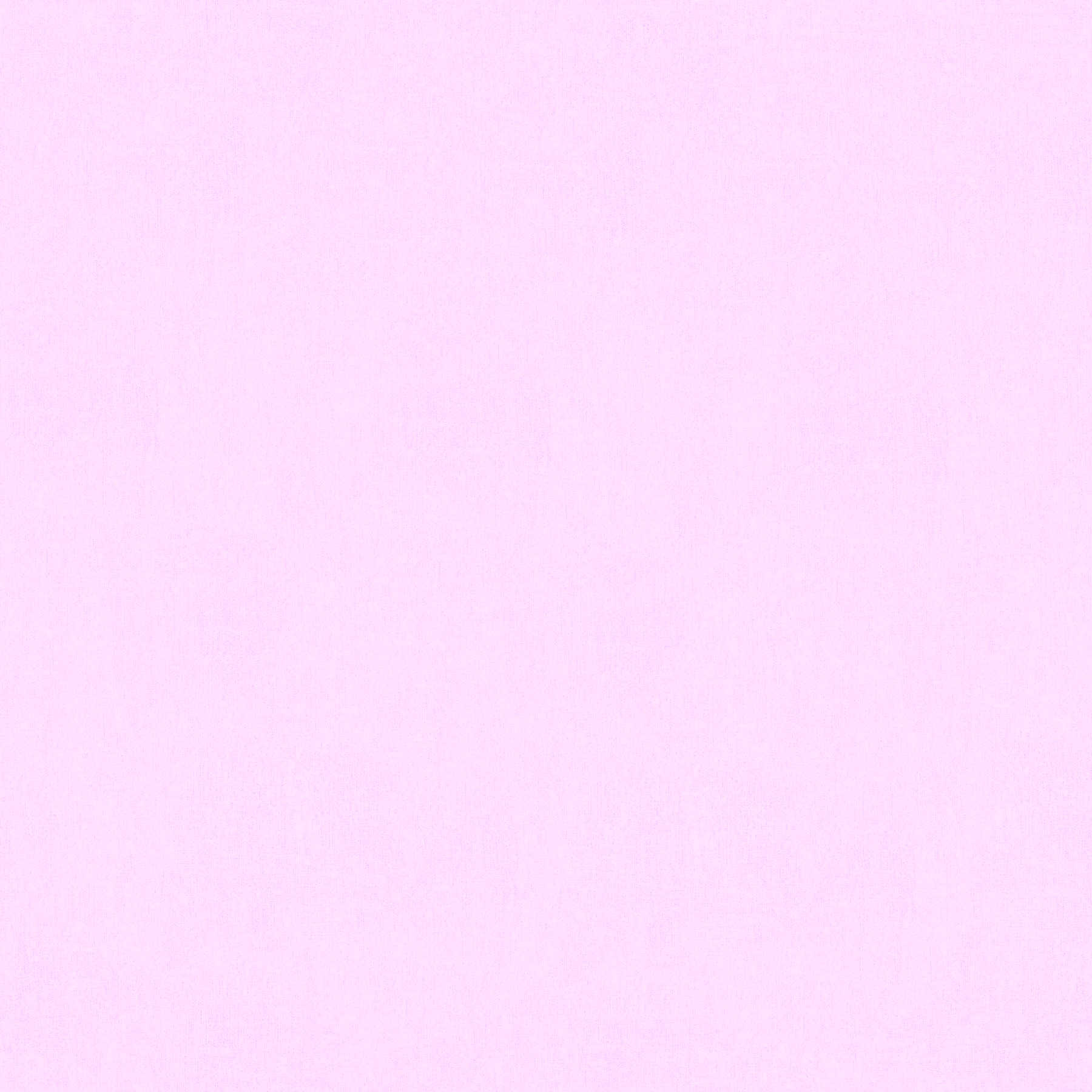 Pink non-woven wallpaper plain, pastel for Nursery - pink
