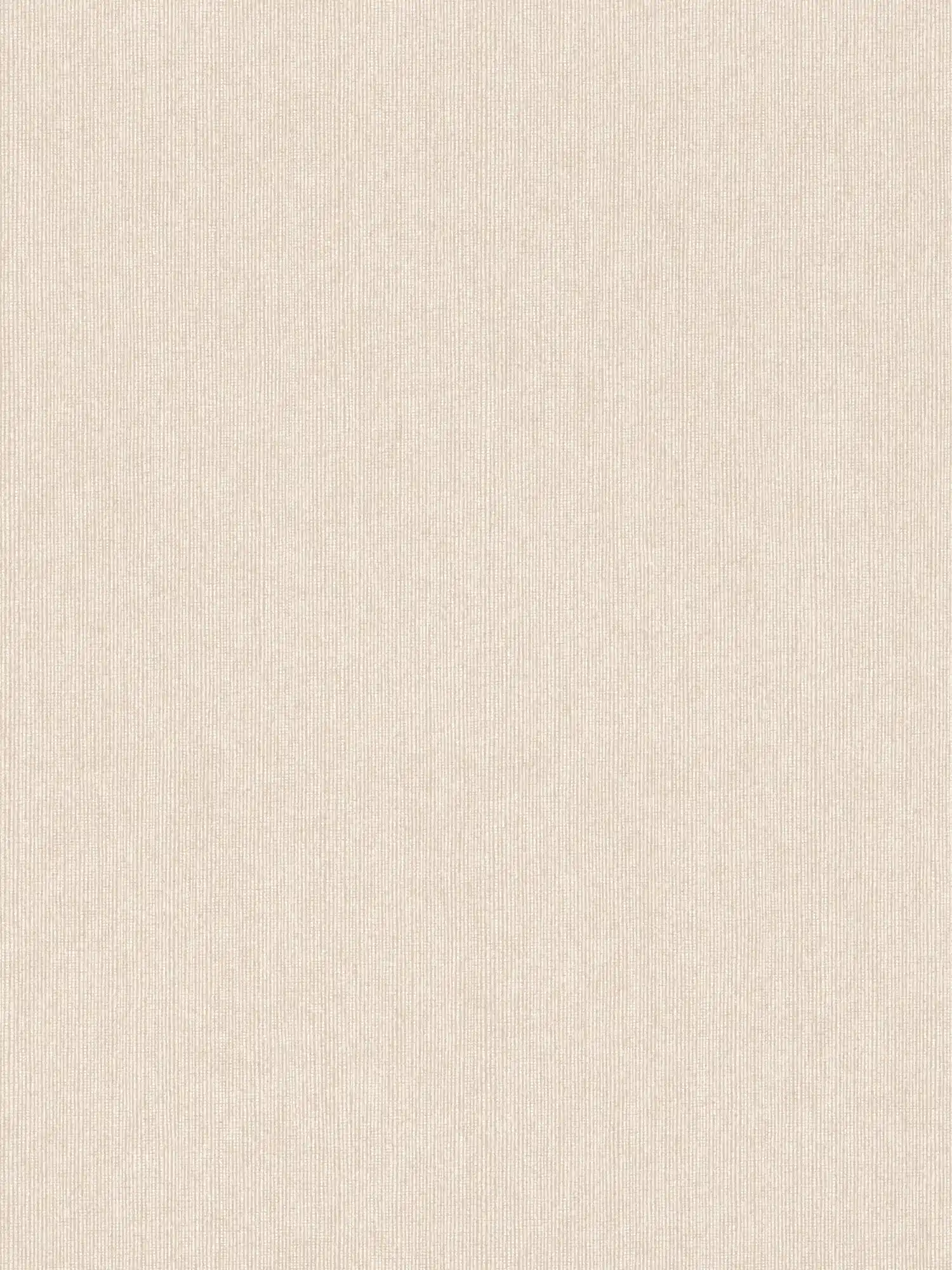 Papier peint intissé beige clair avec effet brillant & aspect textile - beige
