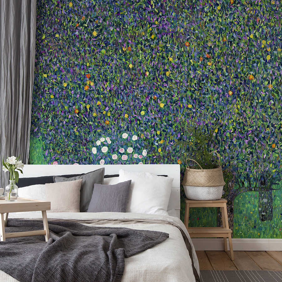         Photo wallpaper "Roses under the trees around" by Gustav Klimt
    