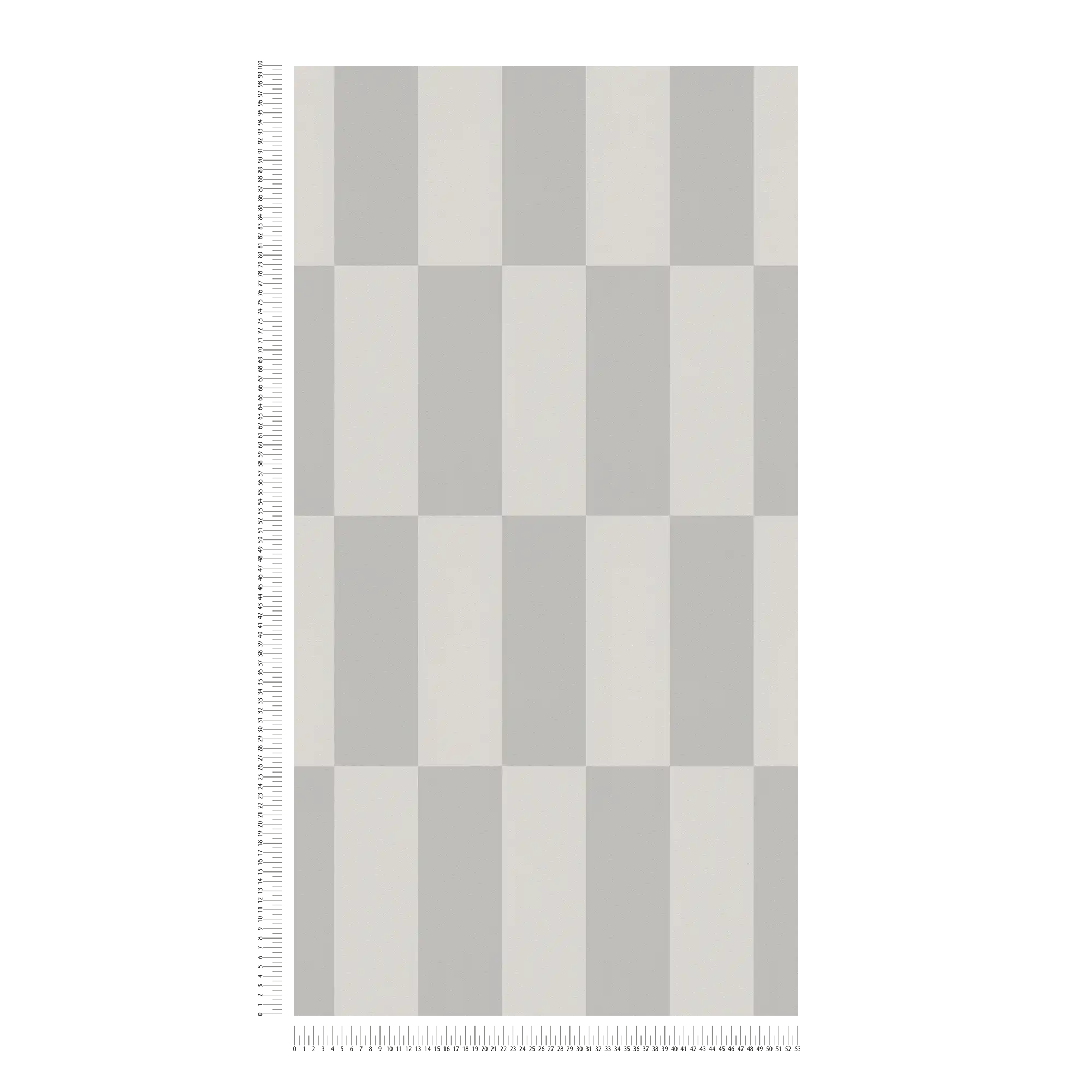             Papel pintado no tejido con motivo gráfico cuadrado - gris
        