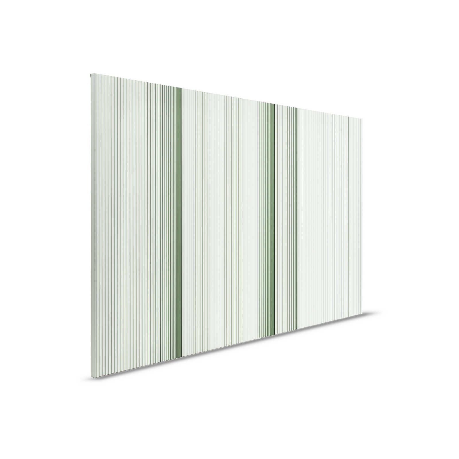         Magic Wall 2 - Green stripes canvas picture with 3D illusion effect - 0,90 m x 0,60 m
    