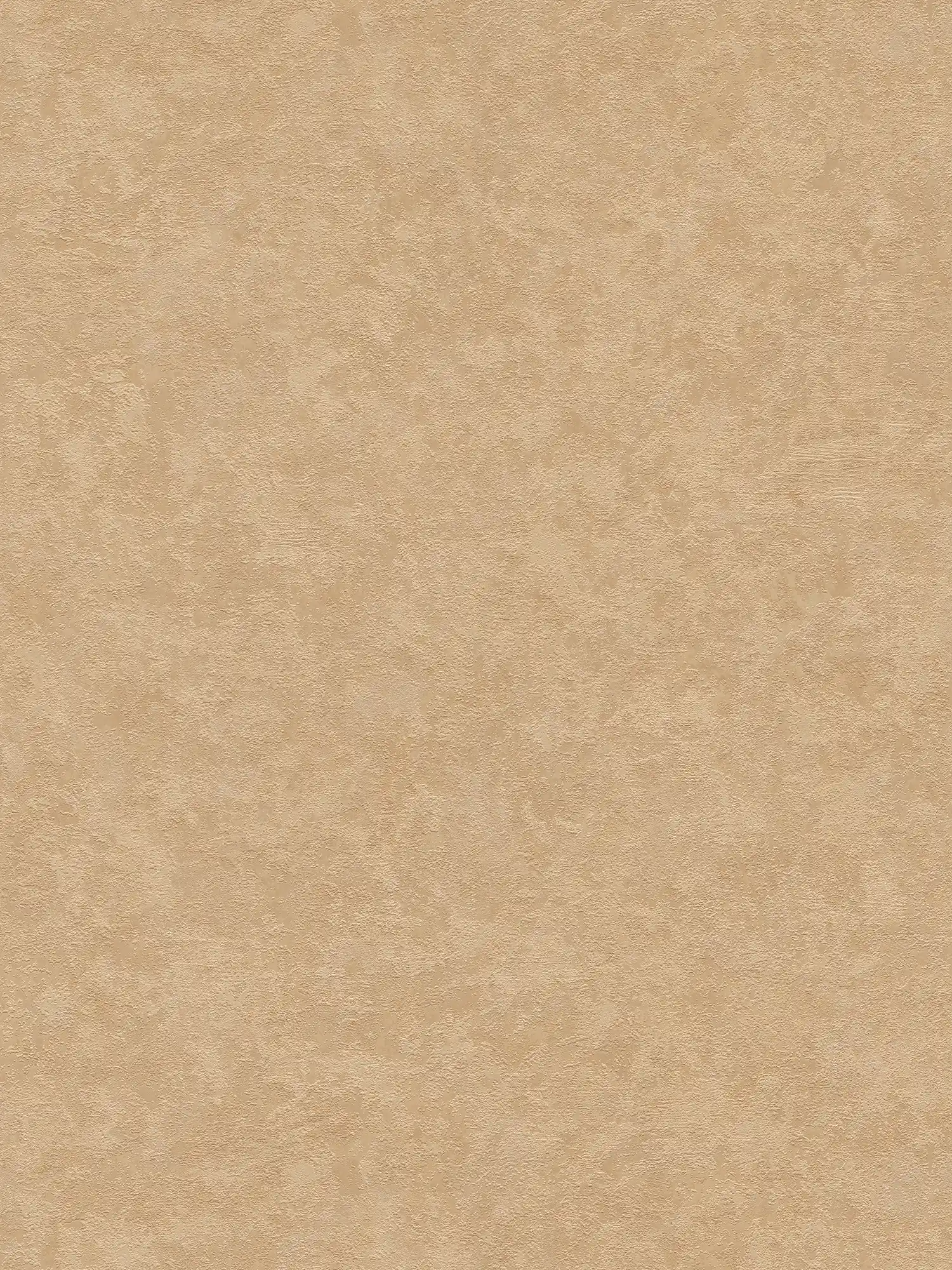 Plain wallpaper with mottled texture pattern - beige, brown
