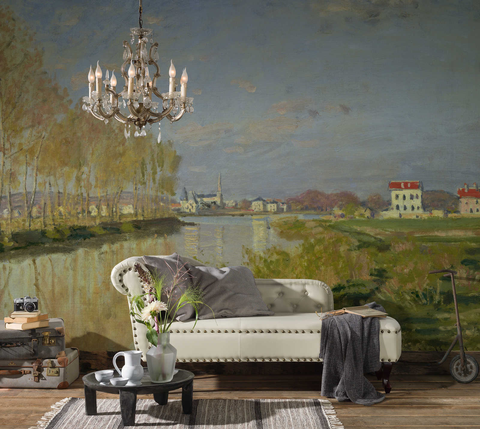             Papier peint panoramique "La Seine à Argenteuil" de Claude Monet
        
