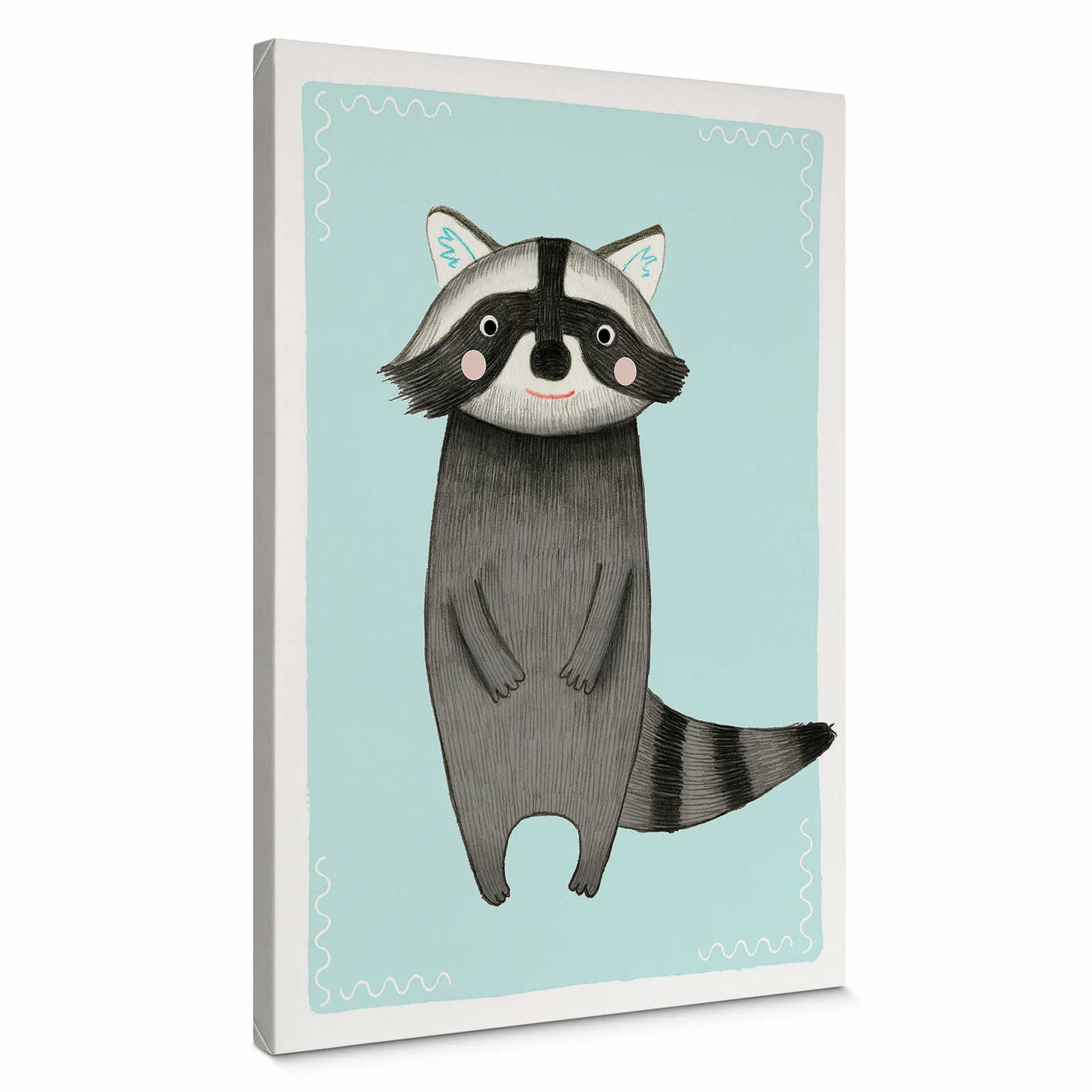         Canvas print raccoon for children by Loske
    