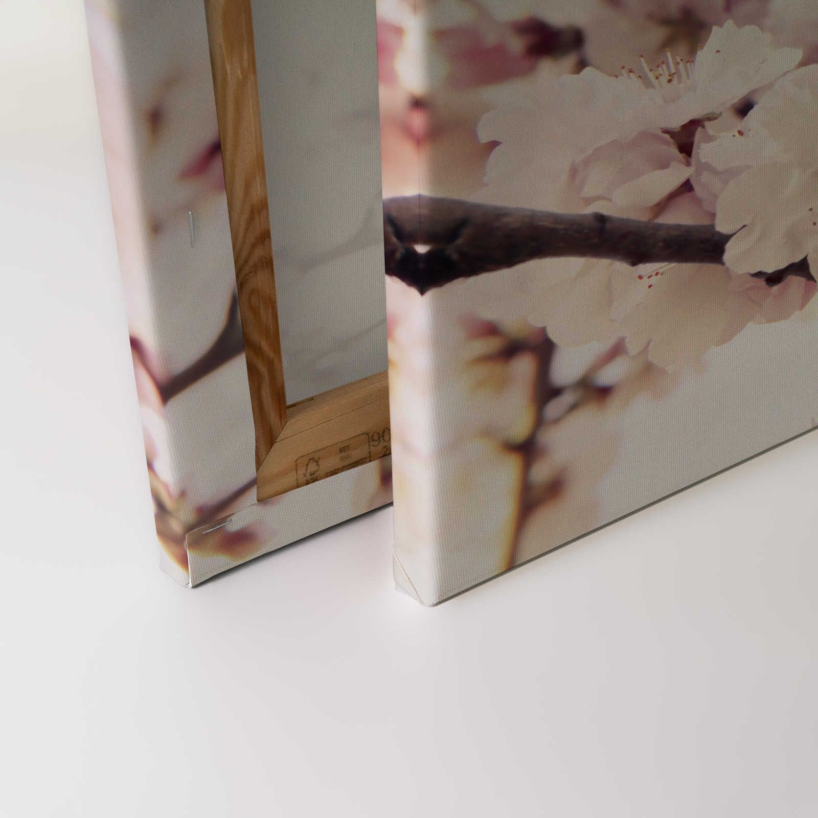             Nature Canvas Painting with Cherry Blossoms - 0.90 m x 0.60 m
        