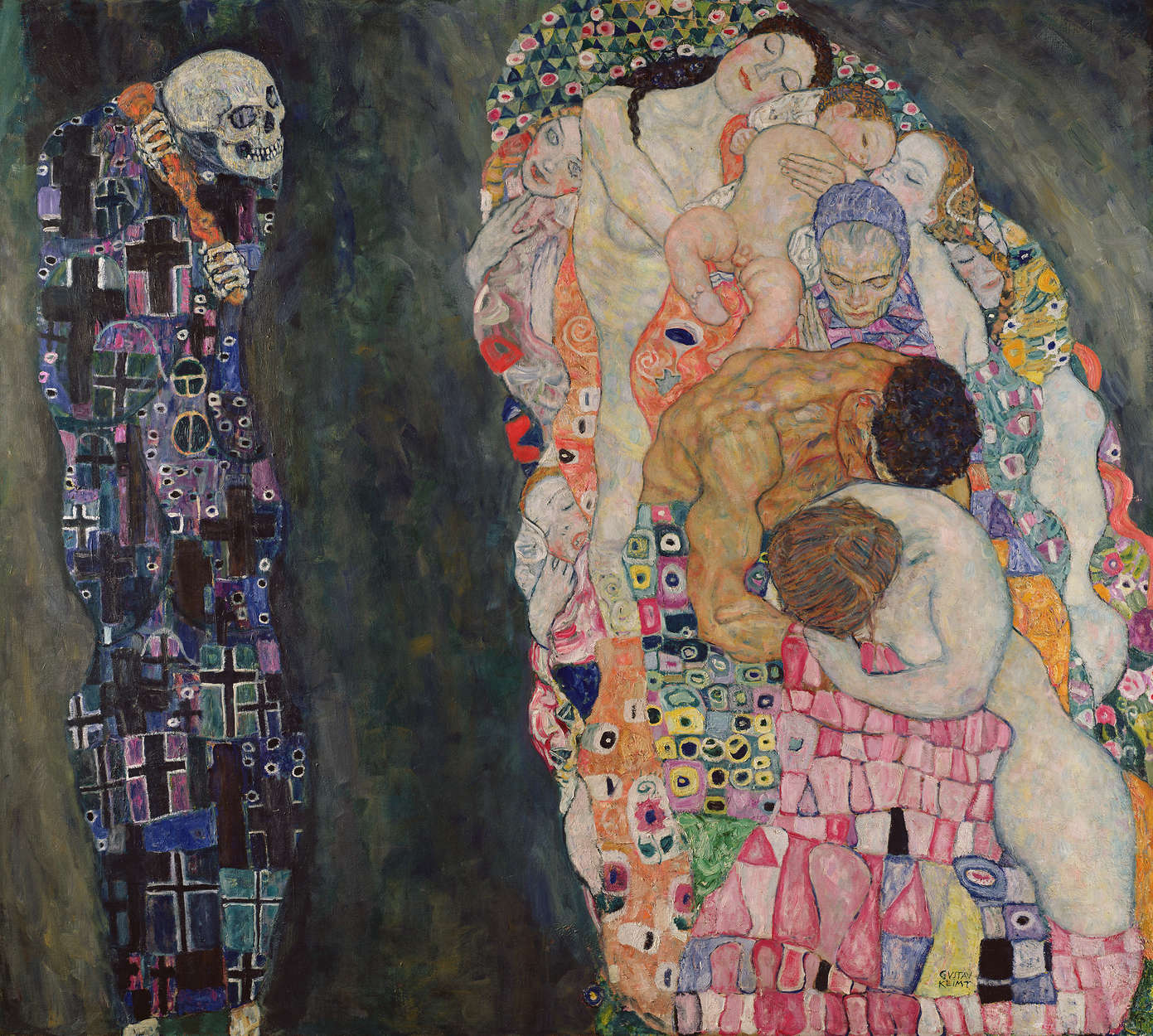             Muurschildering "Hygieia" van Gustav Klimt
        