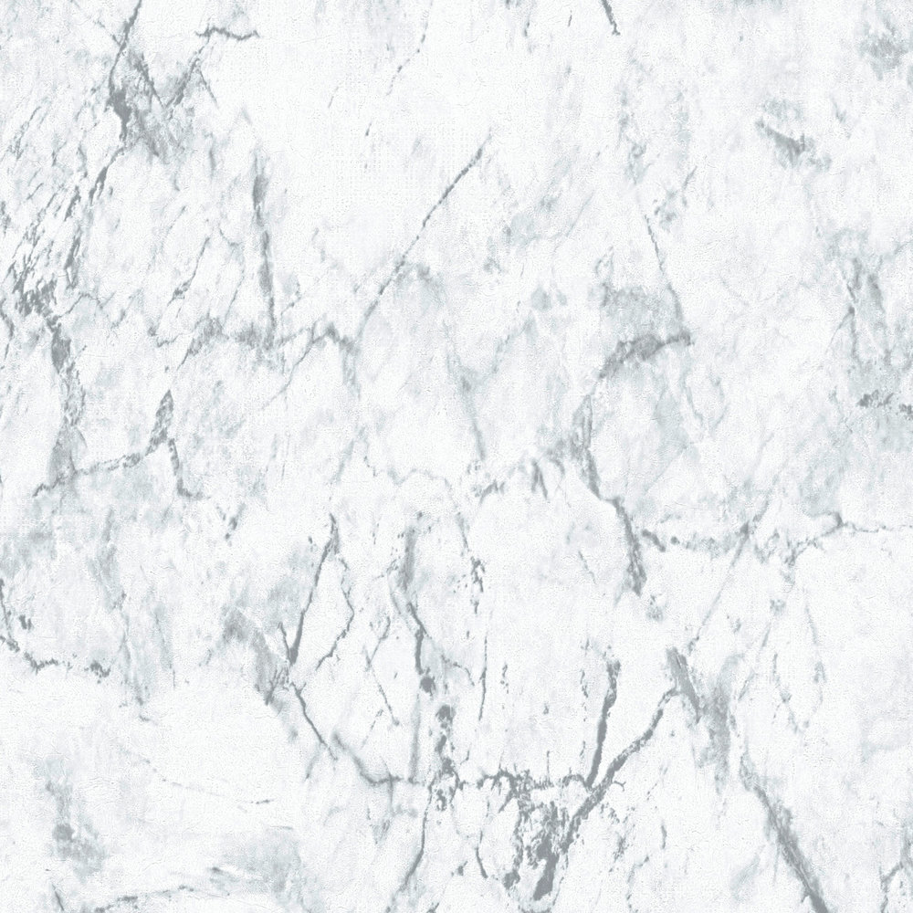             Carta da parati in marmo effetto pietra marmorizzata - grigio, bianco
        