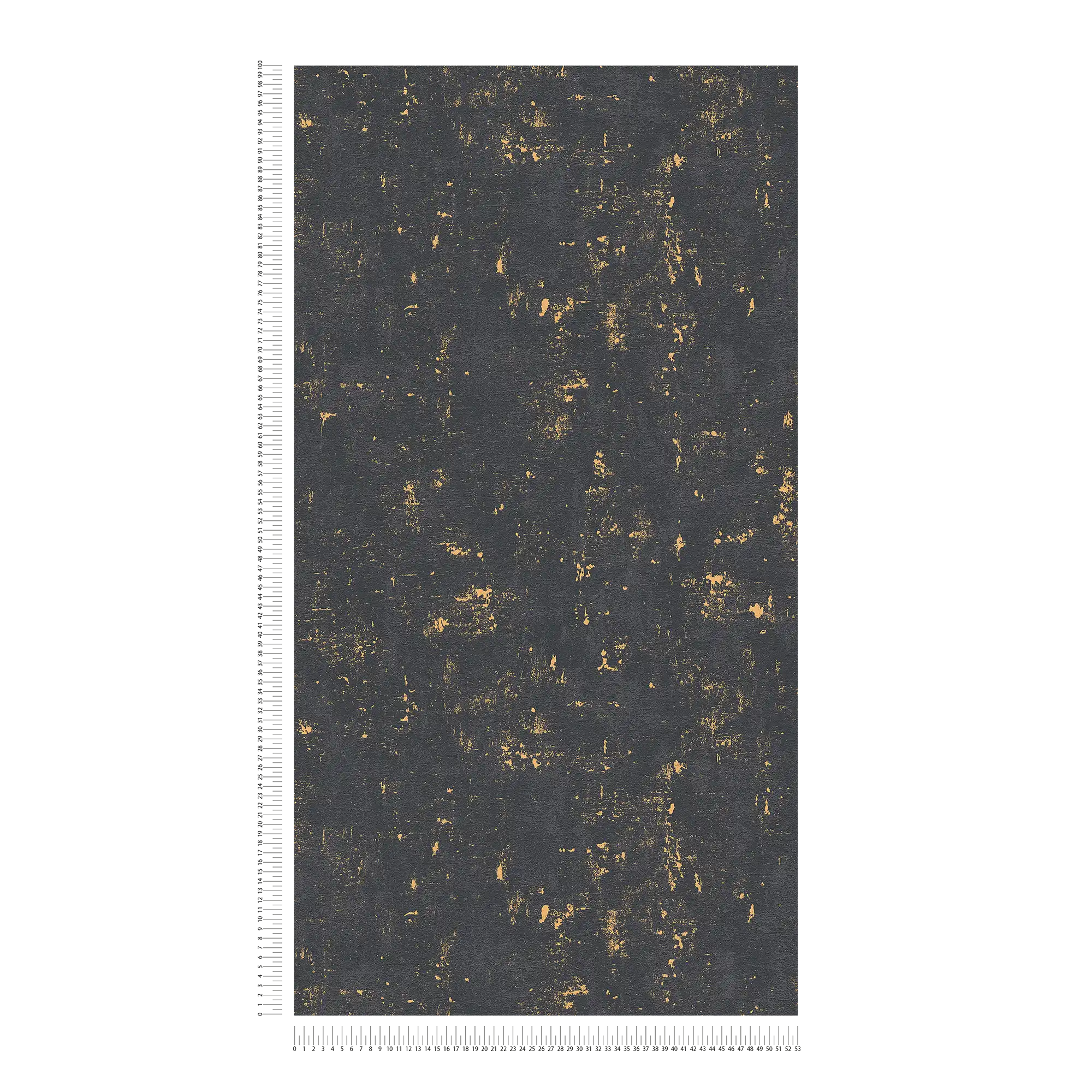             Used look wallpaper with metallic effect - black, gold
        