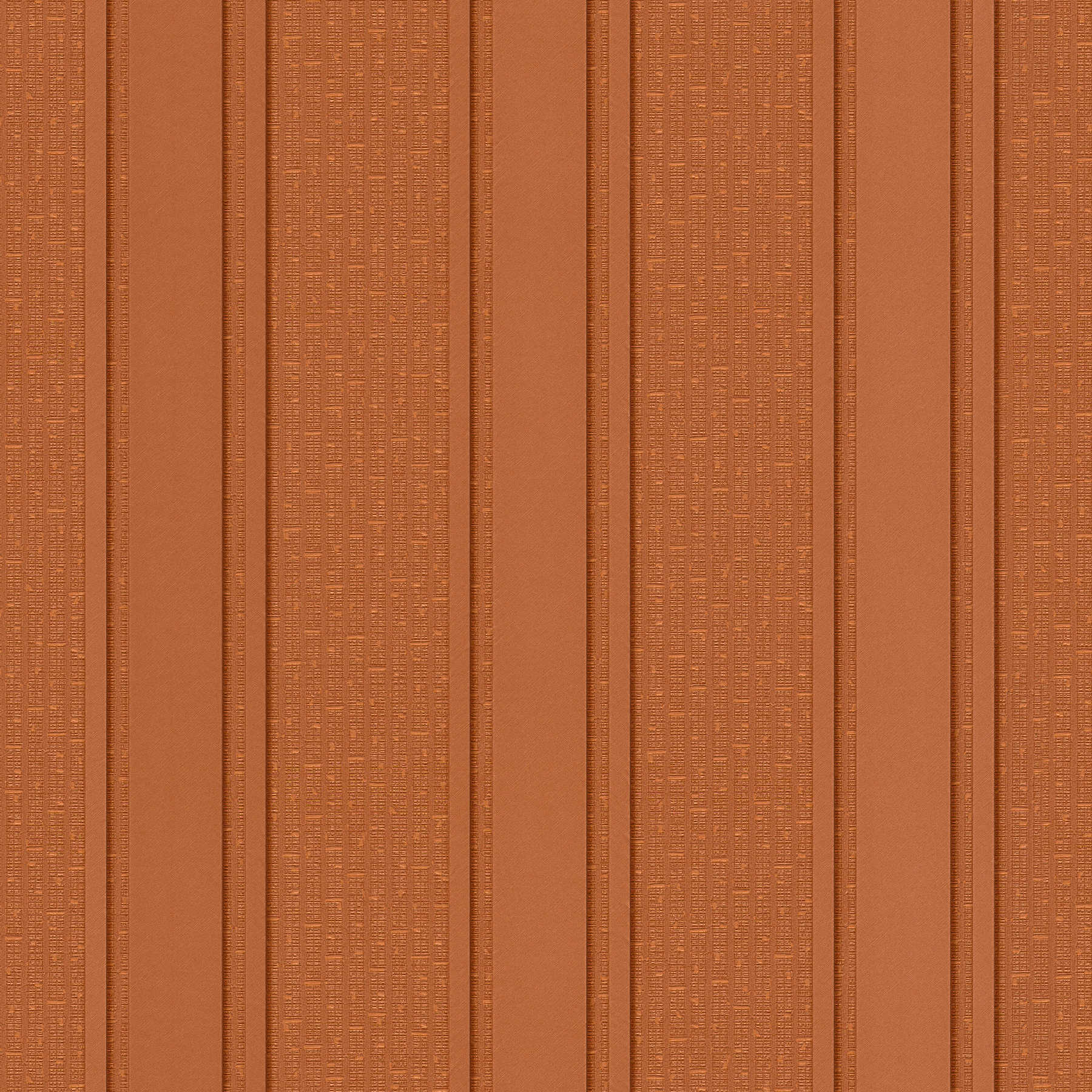 VERSACE wallpaper metallic stripes & textured effect - metallic, orange
